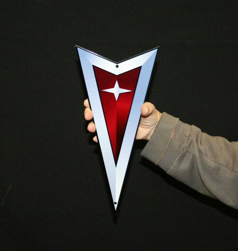 Pontiac Arrow Emblem Flat Steel Sign