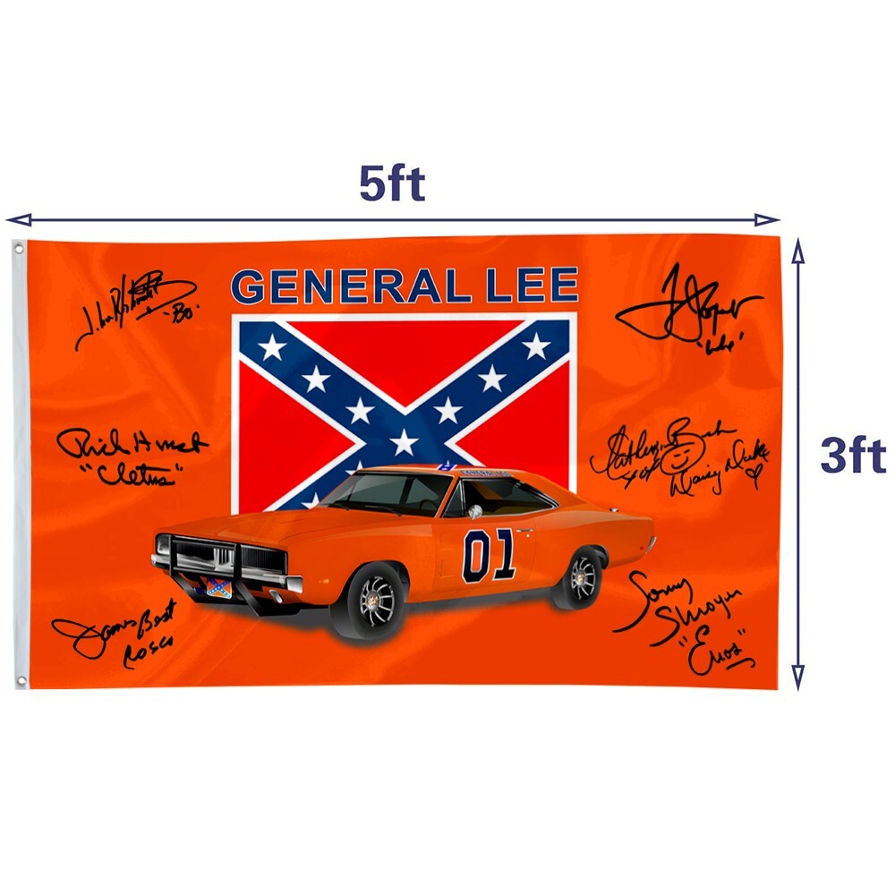 General Lee # 01 Dukes Of Hazzard Flag Banner Wall 3x5Feet Garden house Decor