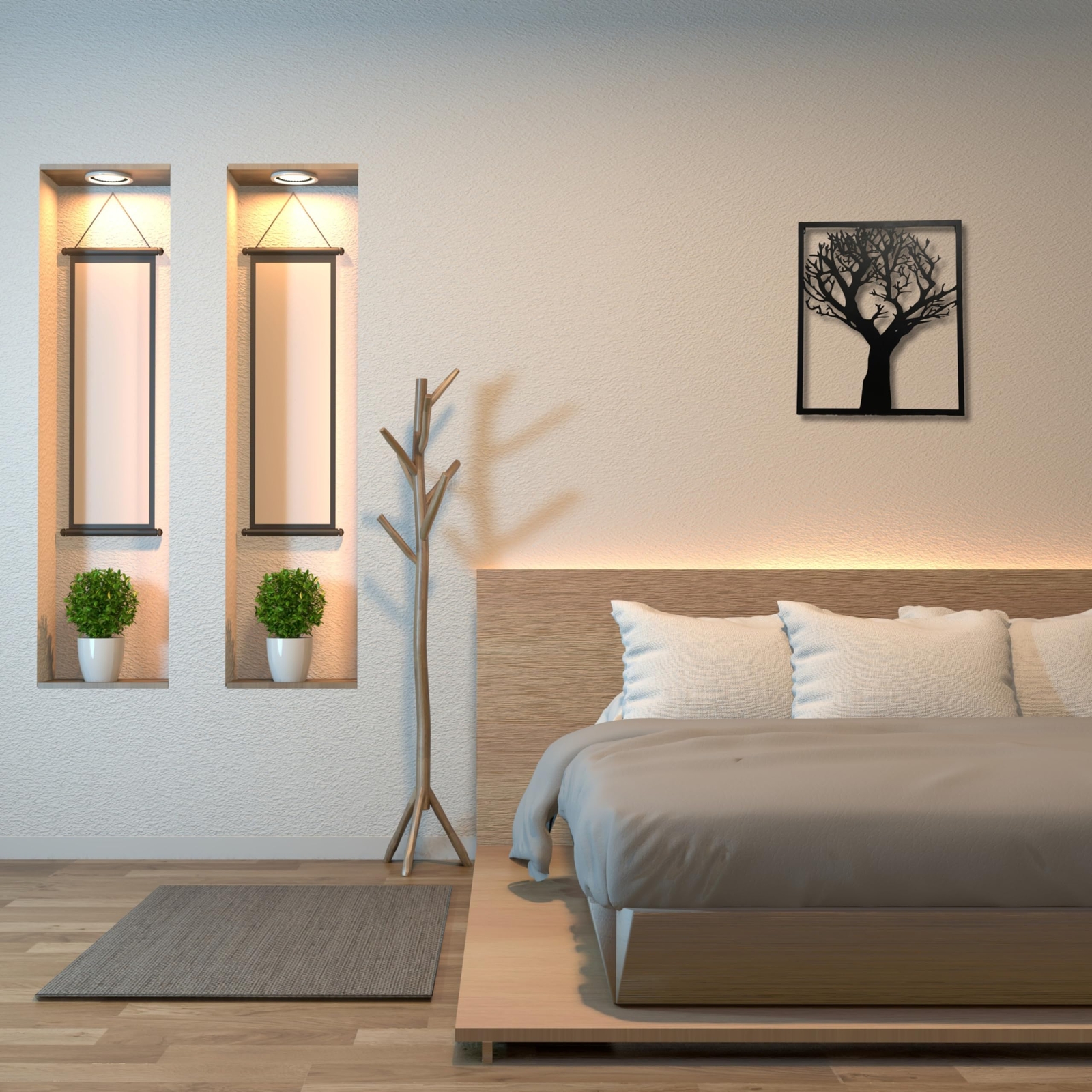 Foglea Metal Wall Art Minimalist Modern Metal Wall Decor That Makes Any Living R