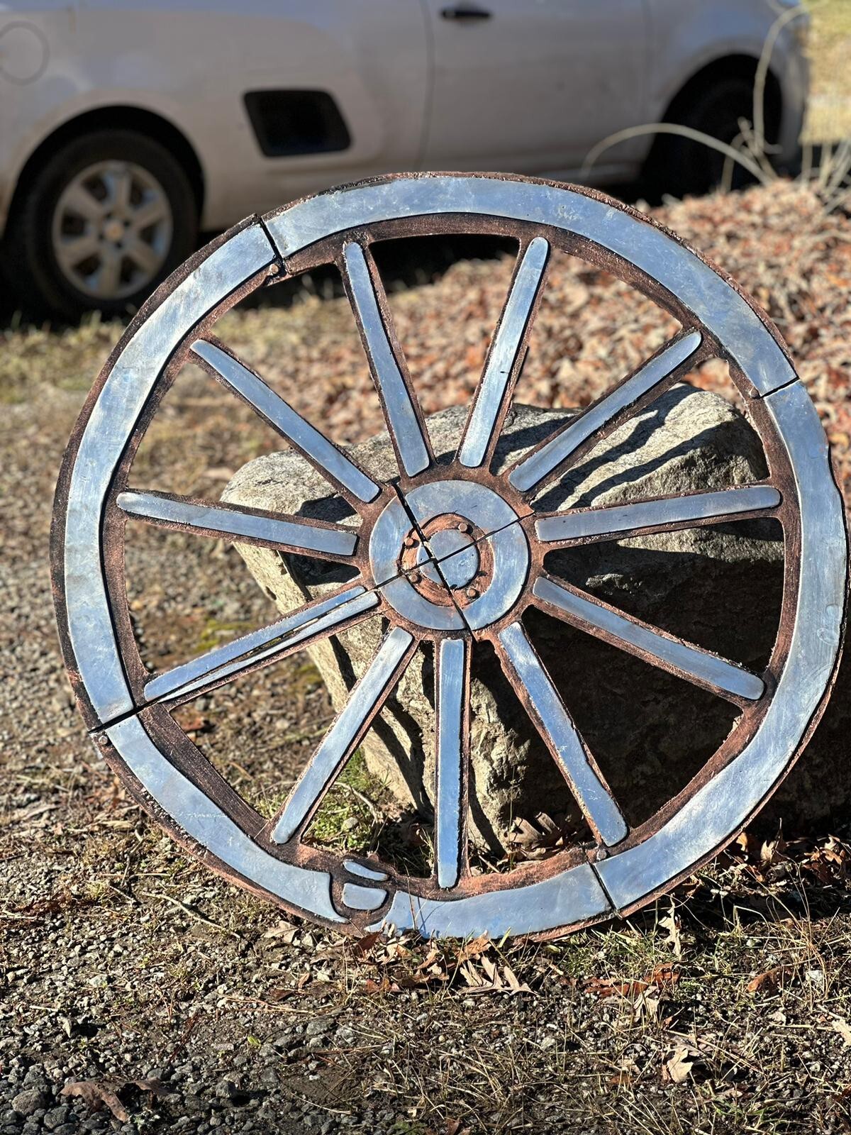 Metal Wheel Vintage Manmade