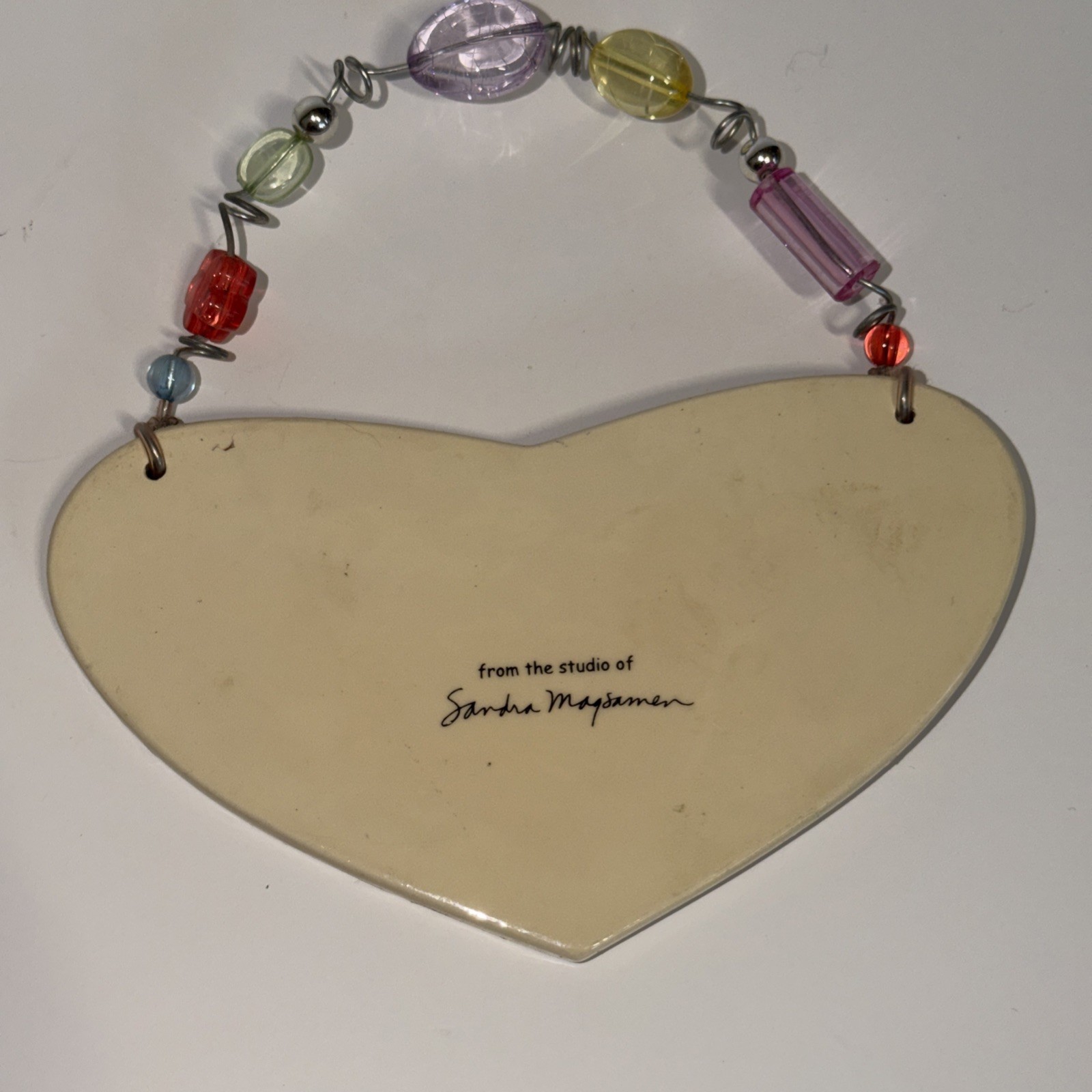 Sandra Magsamen Wall Plaque 6.25″x 3.5″“ My Grandmother Is An Angel In Disguise”