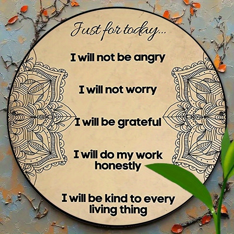 One Piece, Life Principles Reiki Samsara Healing Yoga Zen Tin Metal Signs