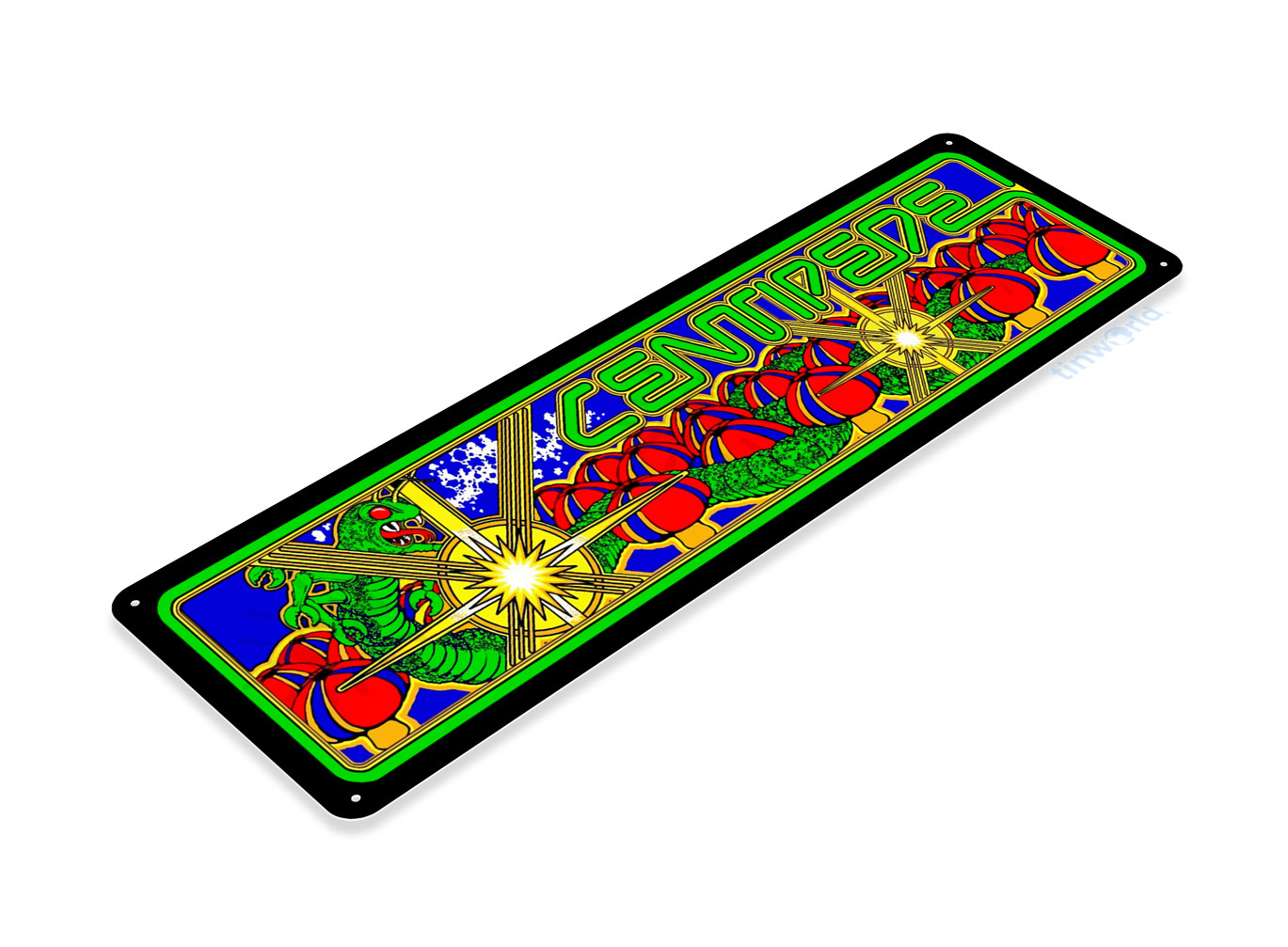 Centipede Arcade Sign, Classic Arcade Game Marquee, Game Room Tin Sign A279