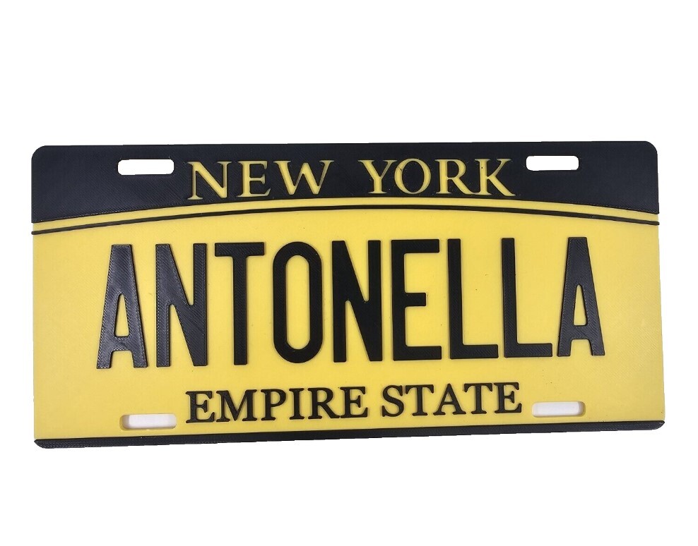 Custom 3D printed PLA NEW YORK decorative plate -Christmas Gift Home Decoration