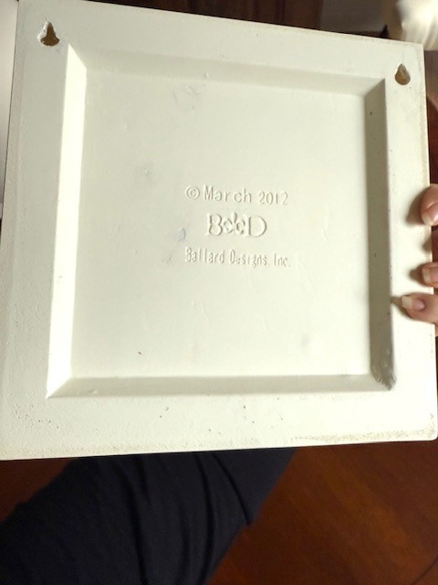 Ballard Designs Raised Leaf Wall Art Plaque 3D Ivory Cream Set 4 Oak Maple Elm