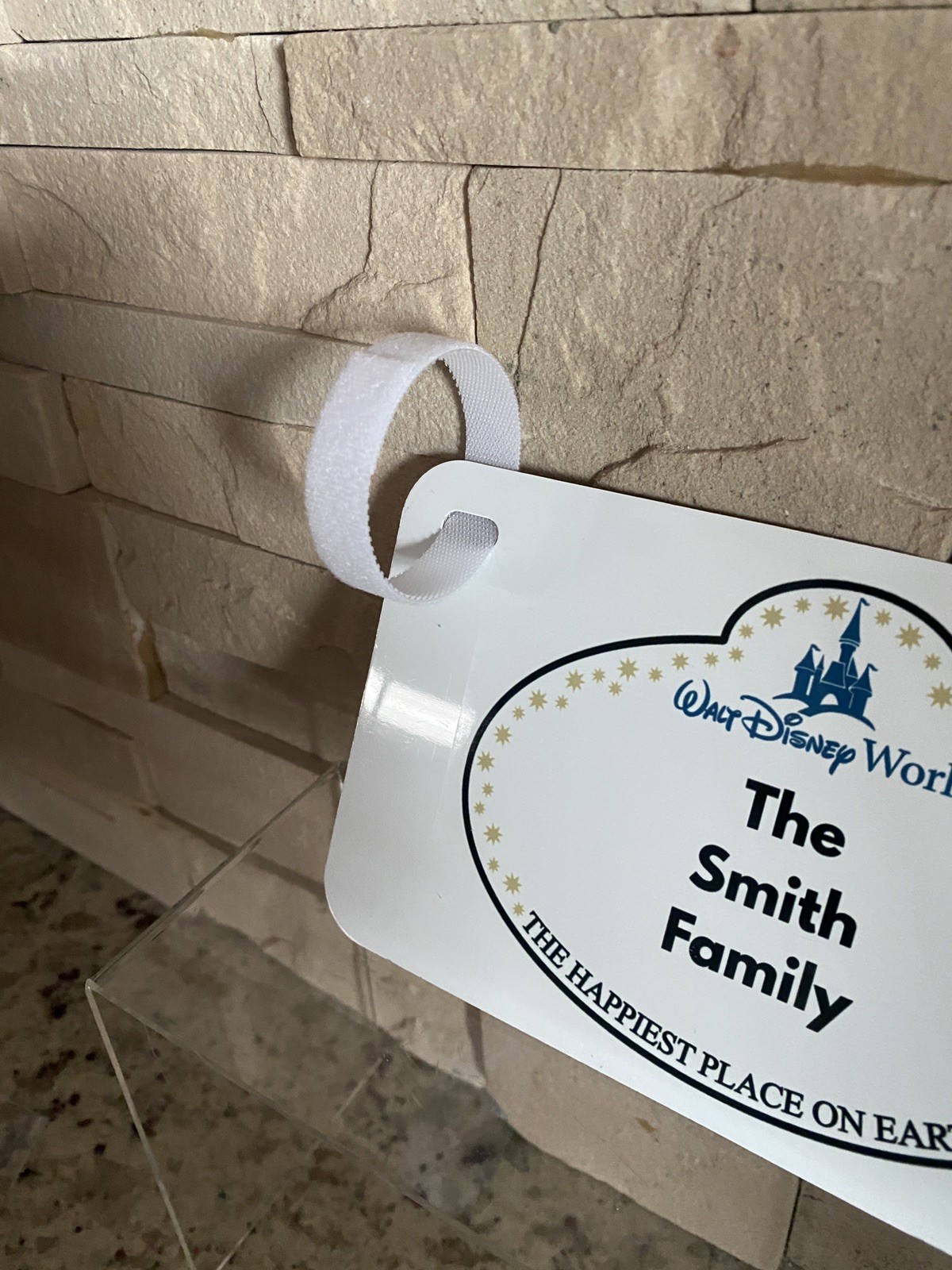 Custom Disney Stroller & Scooter Name Tag – Personalized Family ID Sign Parks