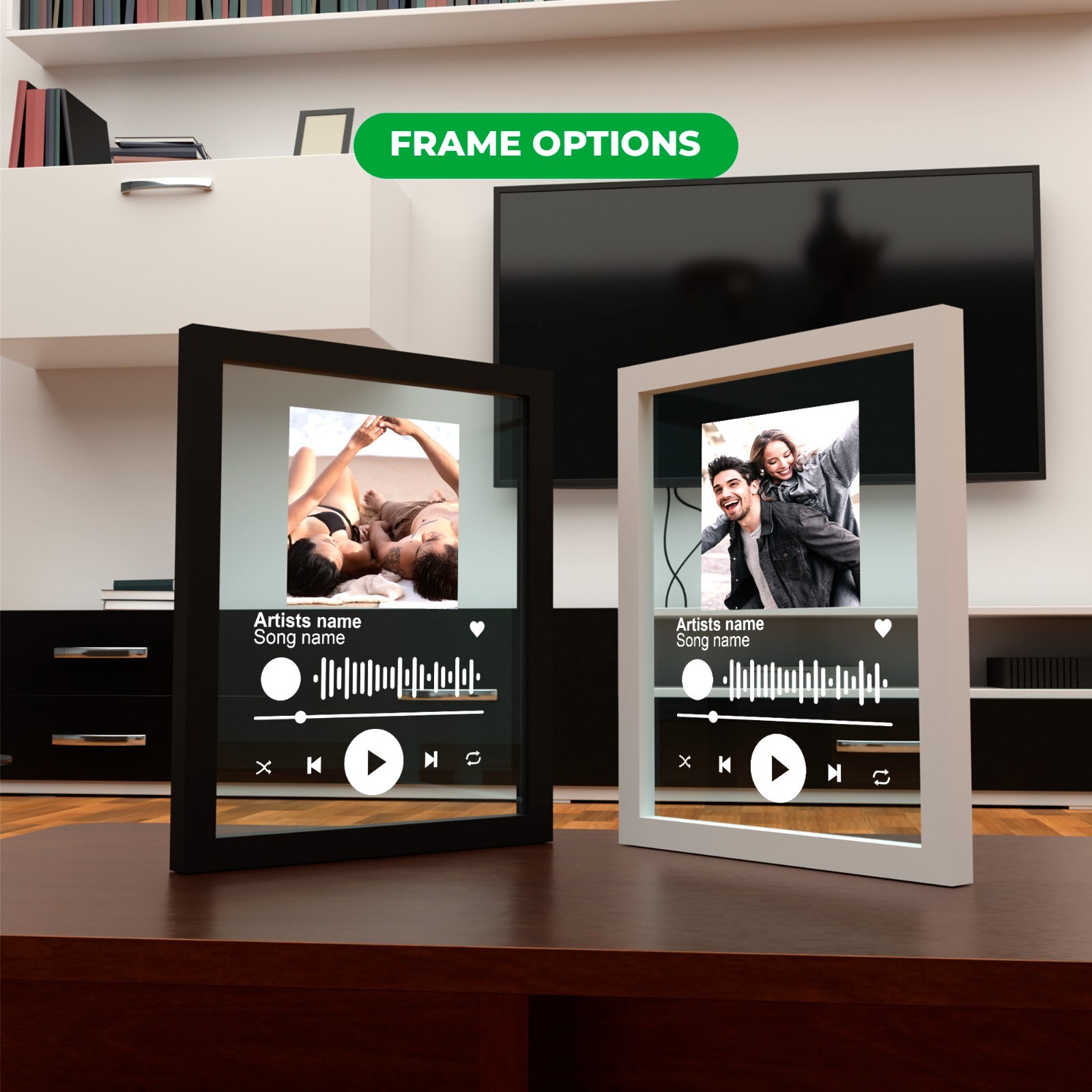 Valentines Day Gift | Custom Acrylic Song Plaque | Acrylic Spotify Plaque