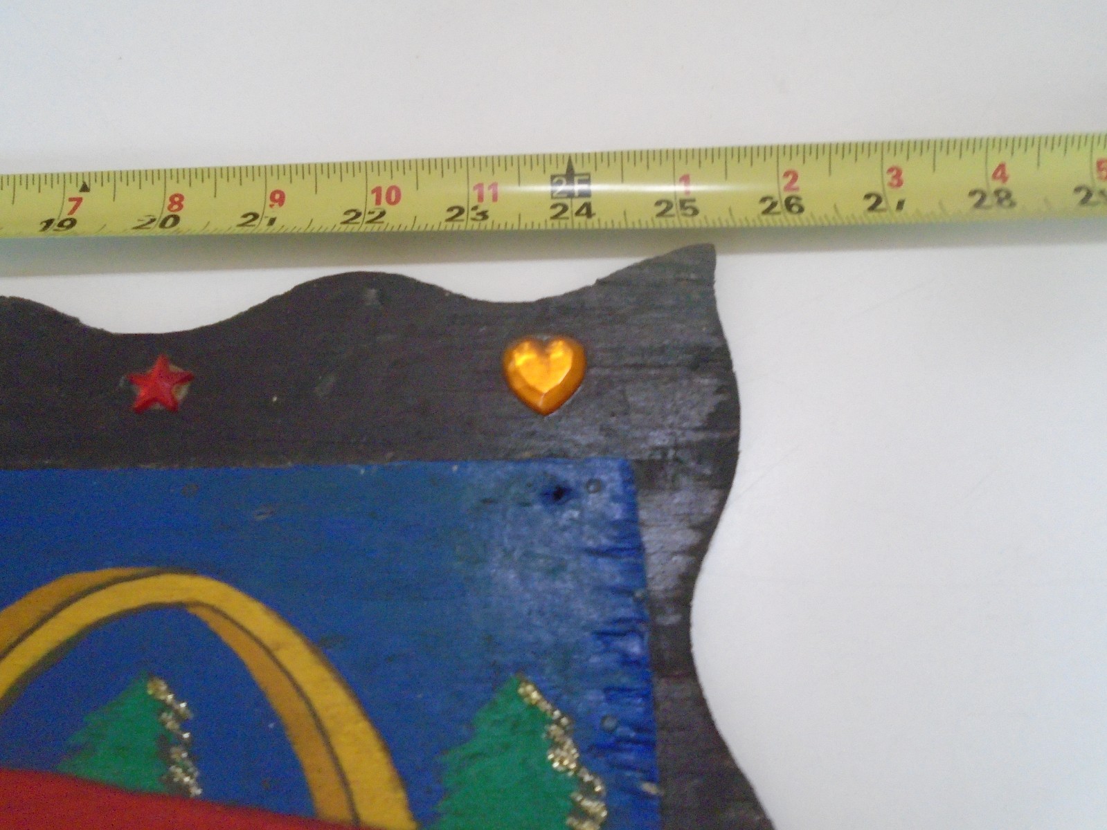 Vintage Wood Hand Painted McDonalds sign 25” x 11” made in usa one of a kind
