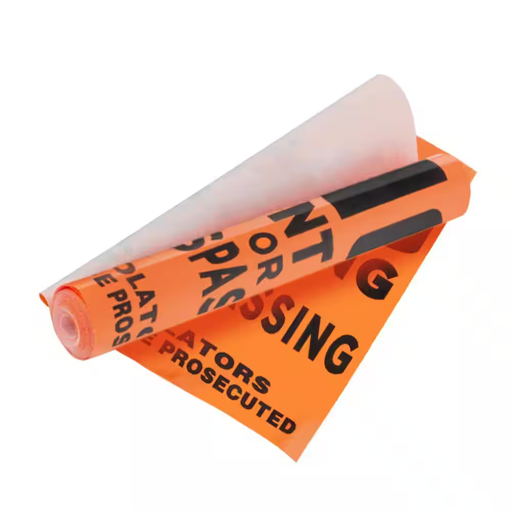 11 In. X 11 In. Plastic No Hunting or No Trespassing Sign (25-Pack Roll)