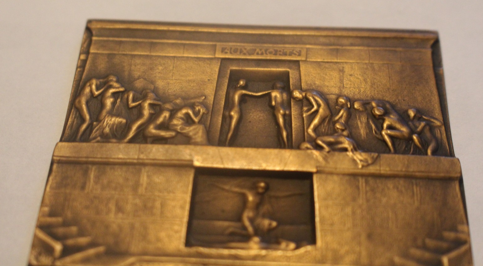Bronze Monument to the Dead Plaque-A. Bartholome by A. Kautsch