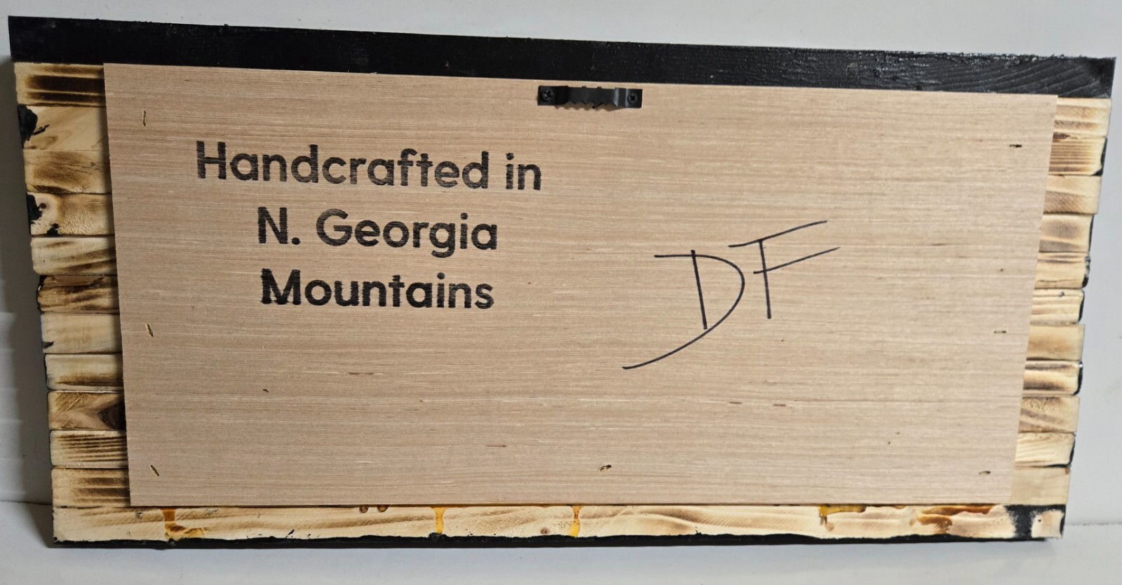 Handmade wooden American flag made in North Georgia USA