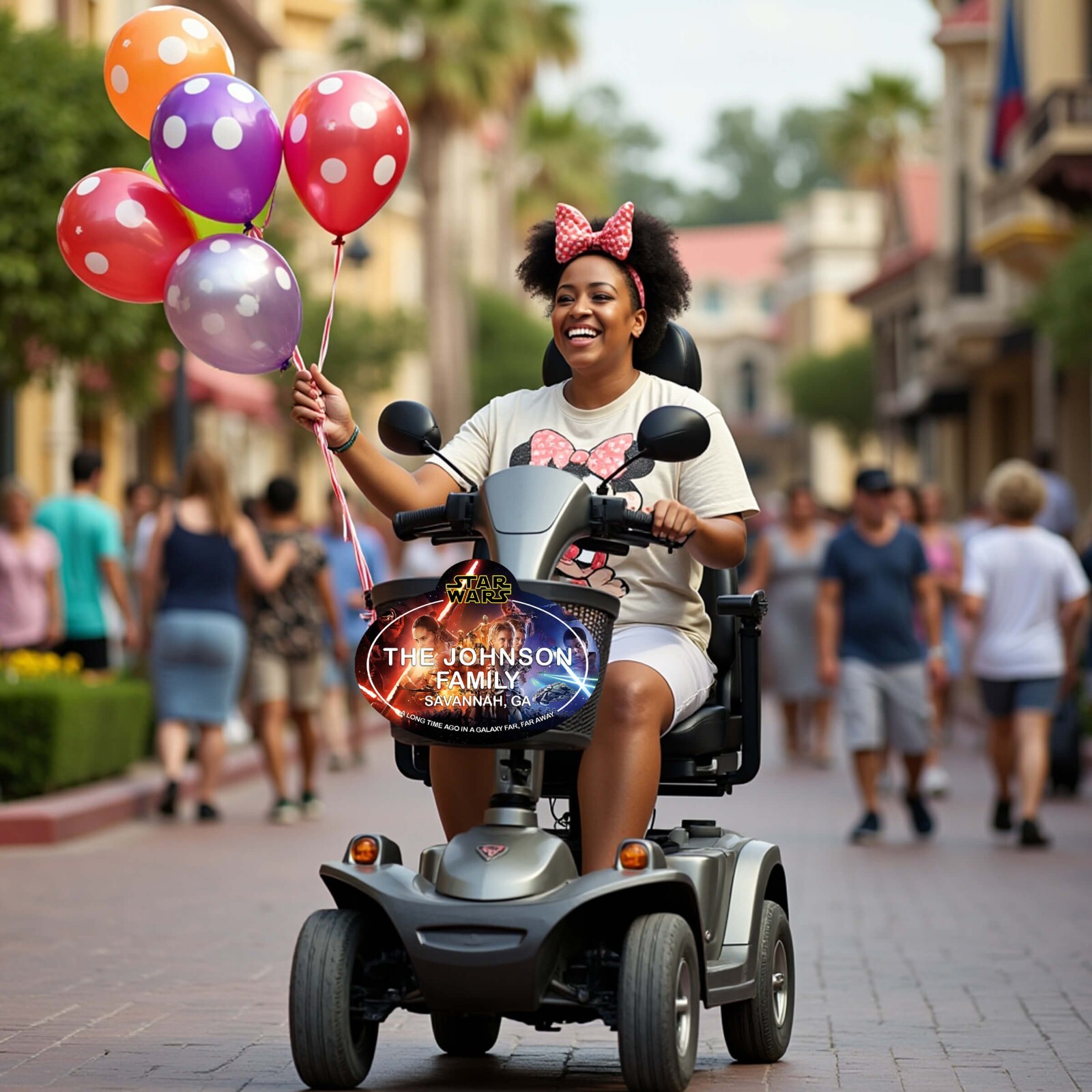 Custom Disney Stroller & Scooter Name Tag – Personalized Family ID Sign Parks