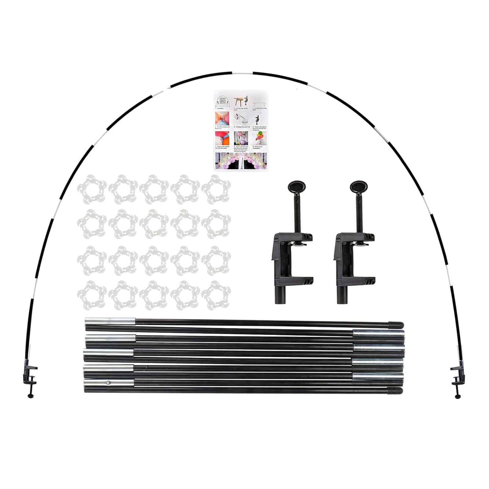 13ft Table Balloon Arch Kit, Balloon Arch Stand Frame for Different Size Tabl…