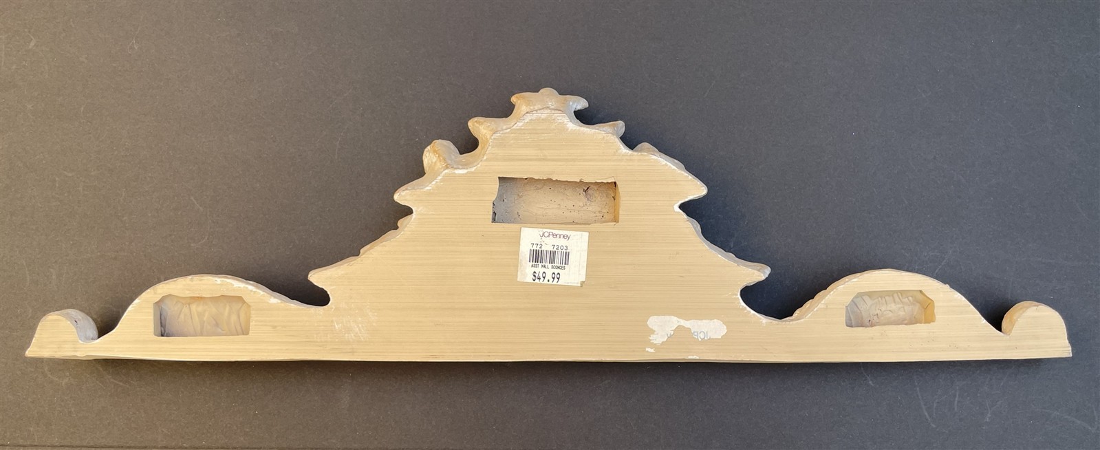 Resin 3-D Wall Plaque 21.5 x 6″ French Country Shabby Chic Victorian Cottage