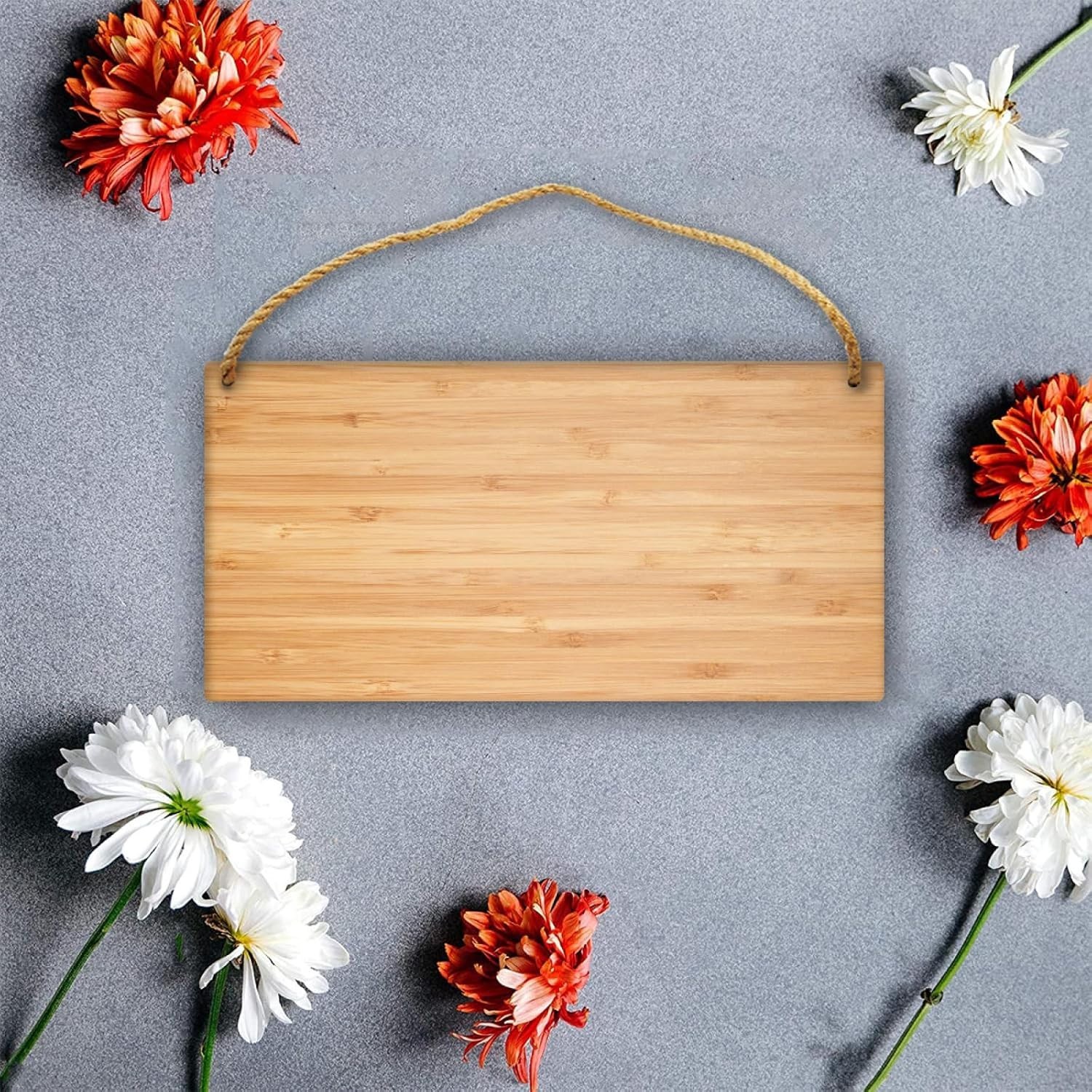 Art Deco Style 12″x6″ Customized Wooden Sign – Hang & Personalize Easily