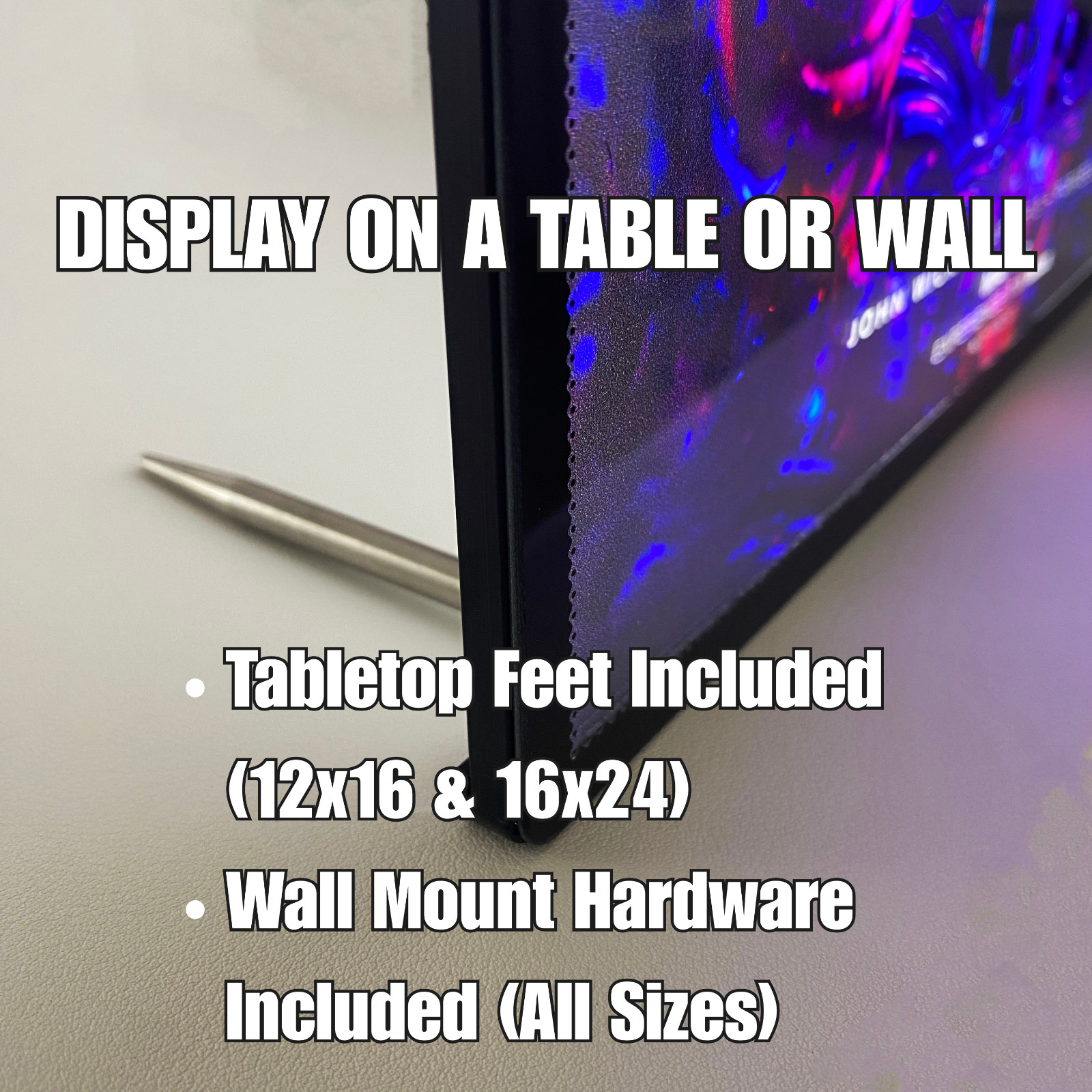 LED Backlit Window View Wall Art Lighted Frame – bedroom city view