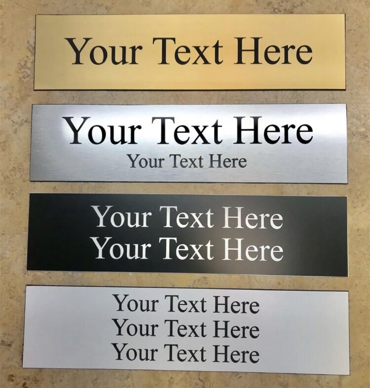 No Soliciting Door Sign Laser Engraved Business Home Plaque Laser Choose Color