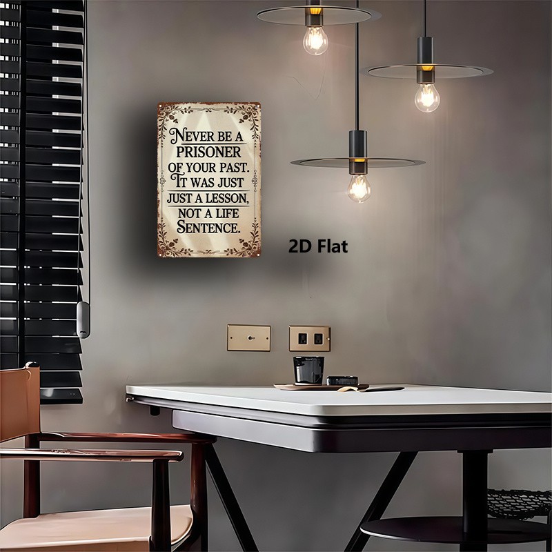 Vintage Metal Sign 8X12 Inches English Poster Art