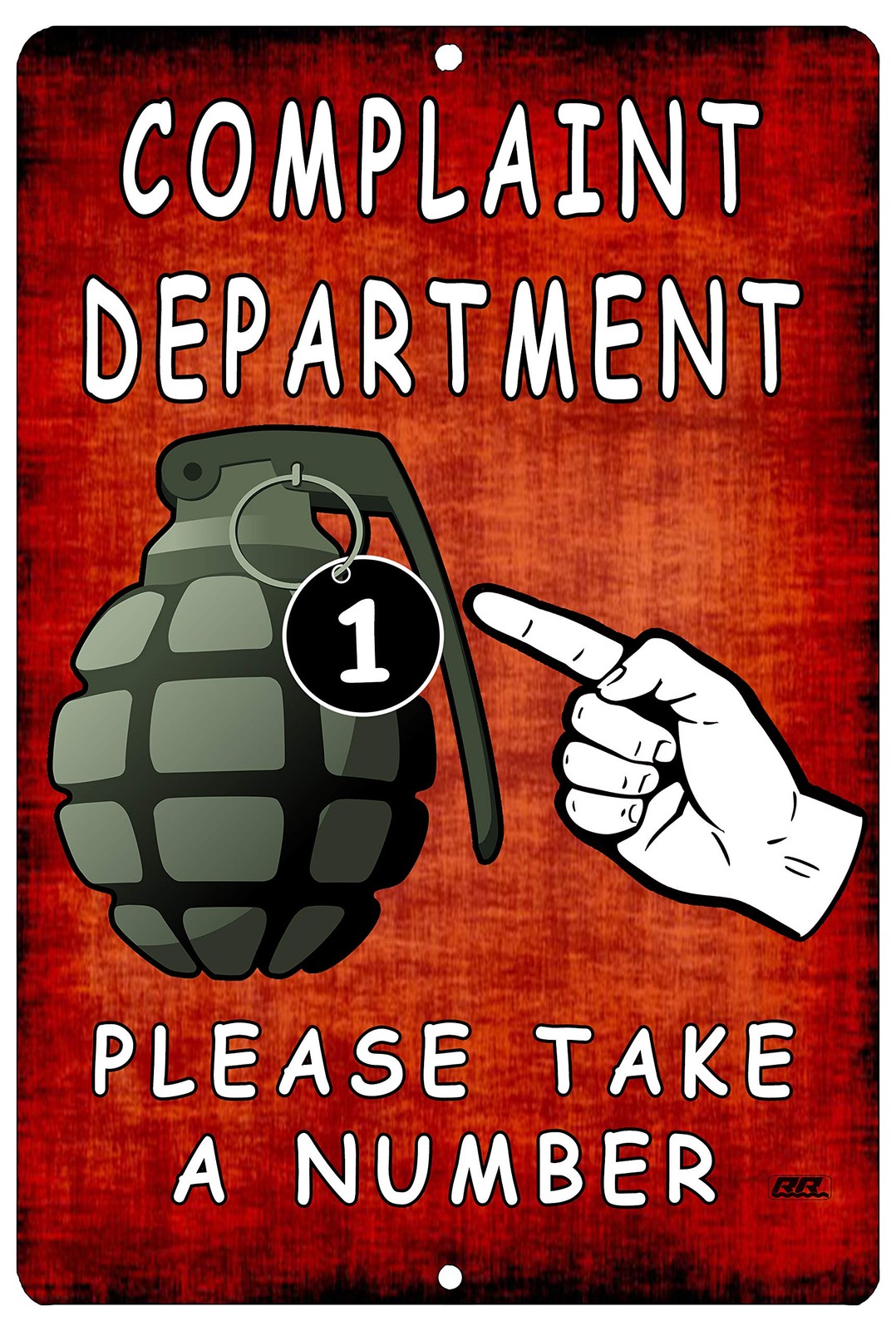 Rogue River Tactical Funny Sarcastic Metal Tin Retail Store Business Sign Wal…
