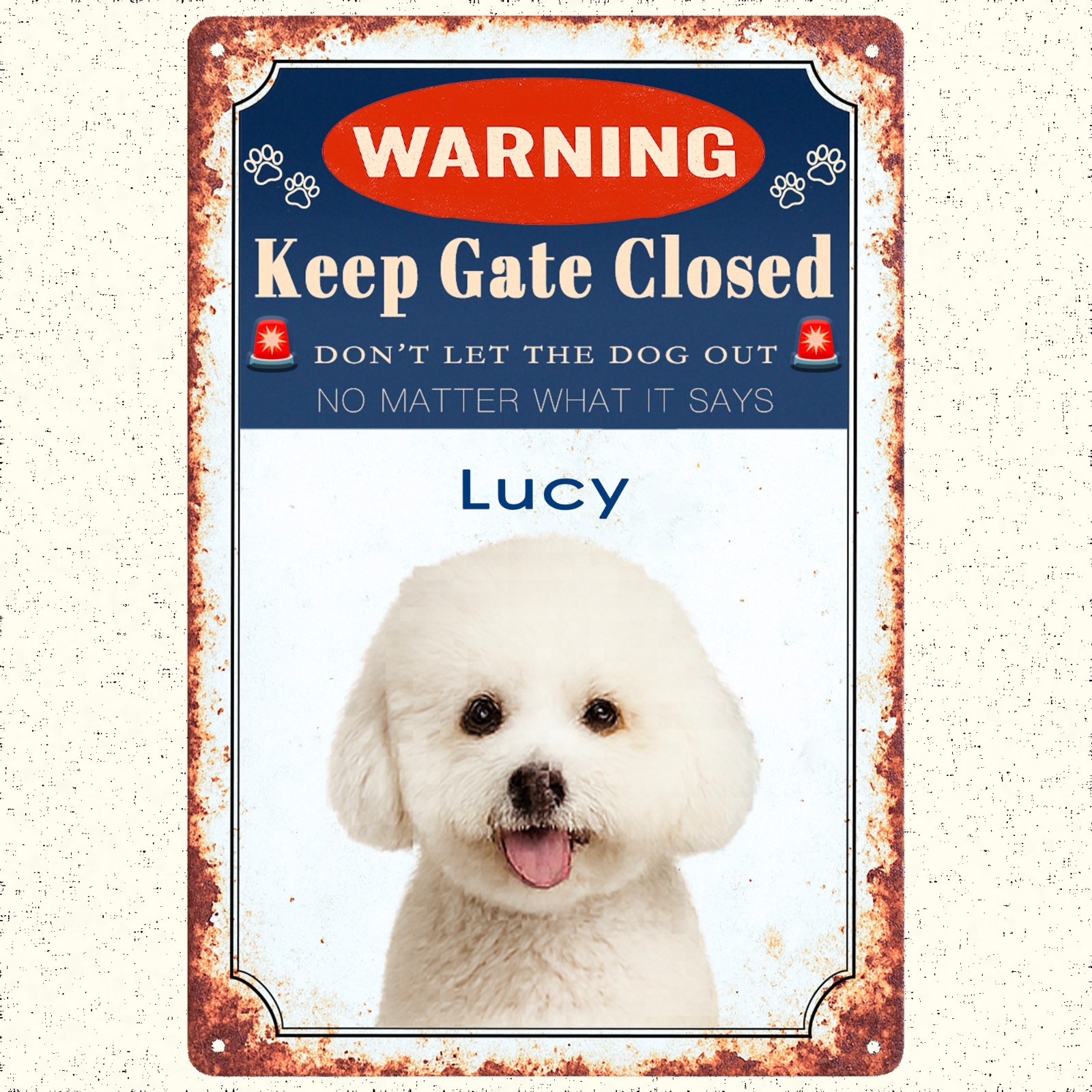 8×12 Custom Metal Signs 12×16 Personalized Iron Sign Vertical or Horizontal