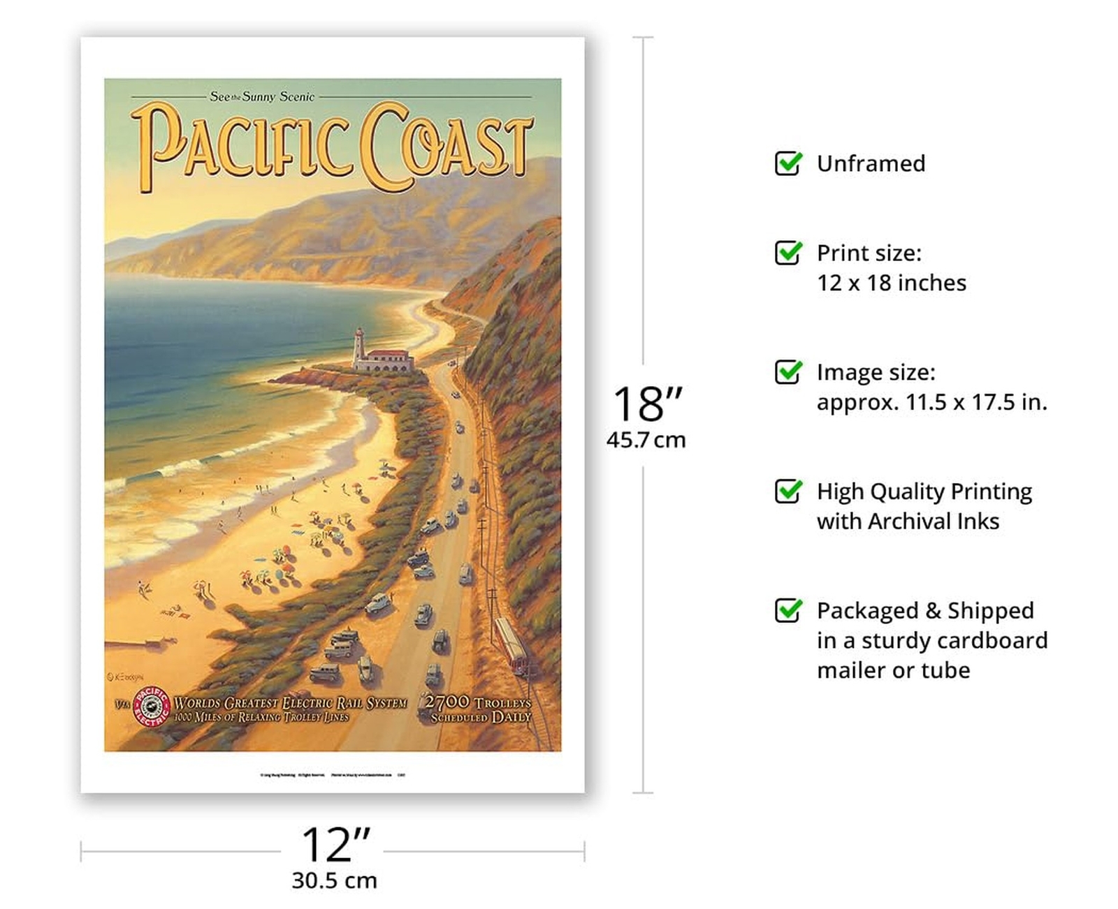 See the Sunny Scenic Pacific Coast California – Pacific Electric (Red Car) – …