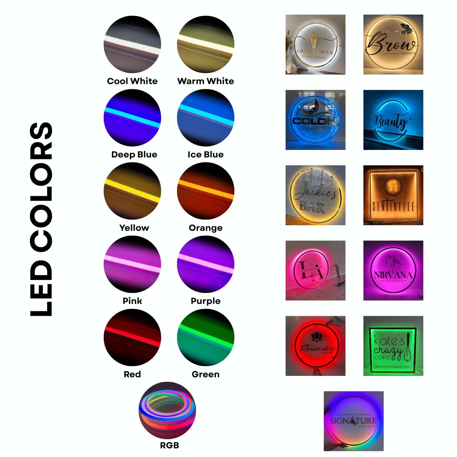 Personalized UV Acrylic Sign| LED Wall Mounted Round Sign| Office Decor UV Sign