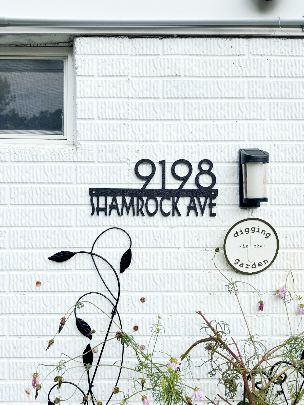 Engraved Custom House Number Sign | HDPE Personalized Street Address