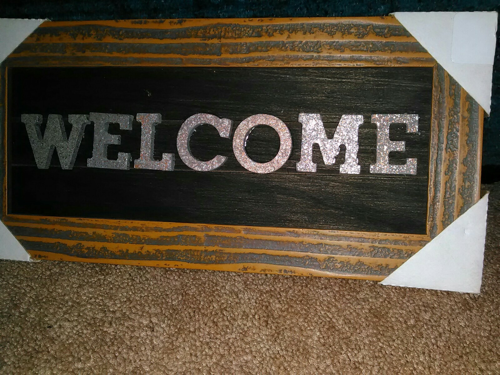 “WELCOME” Wall Sign * Brand New! Indoor/Outdoor! Sign Of The Times!