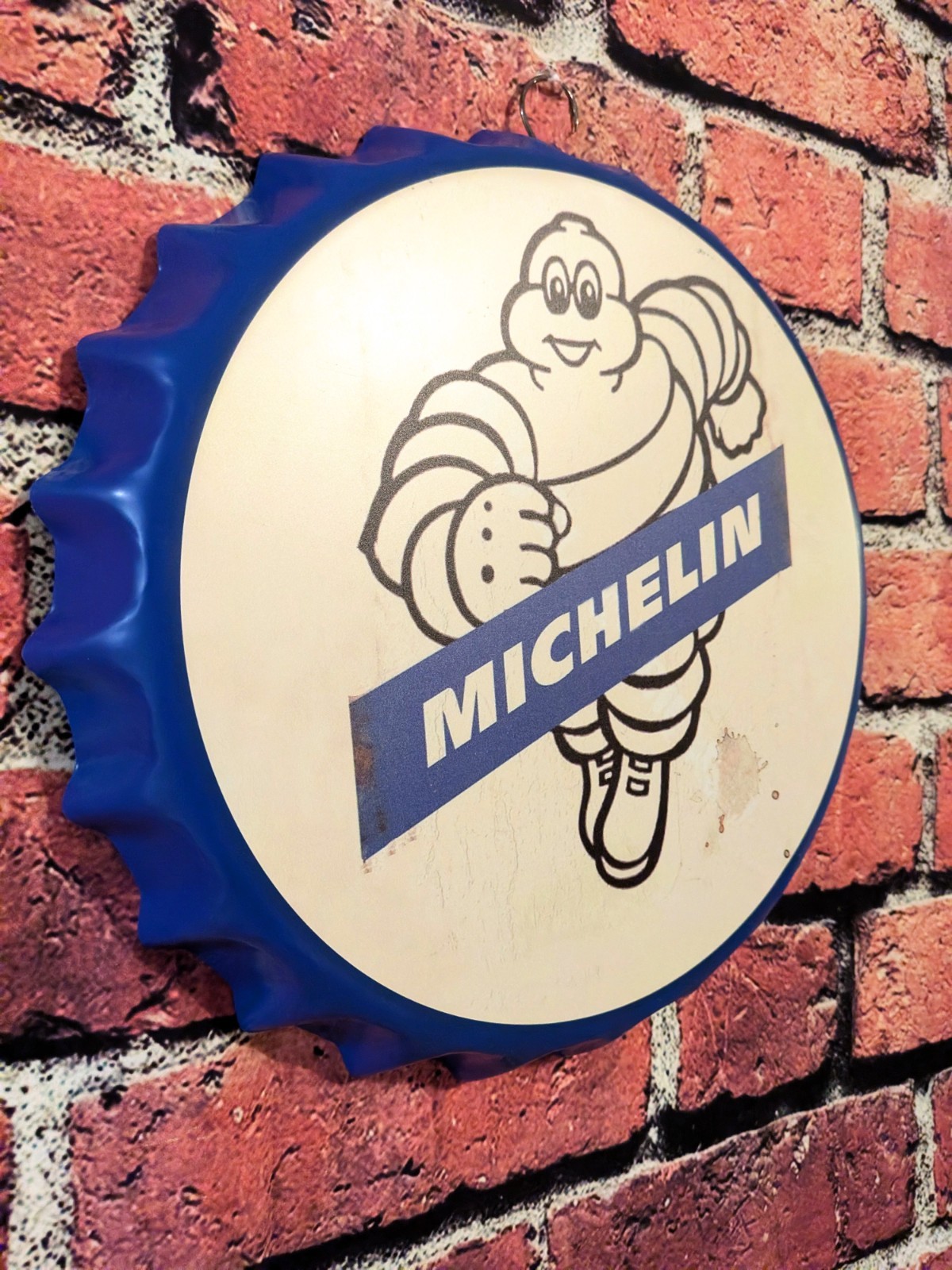 Michelin Man Tire Sign (14″) Mancave Garage Bar Patio Home Decor Father’s Day