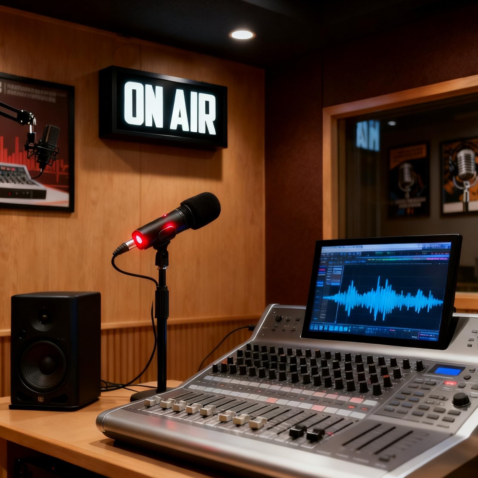ON AIR LED Sign USB Powered for Live Streaming, WFH, Office & Studio
