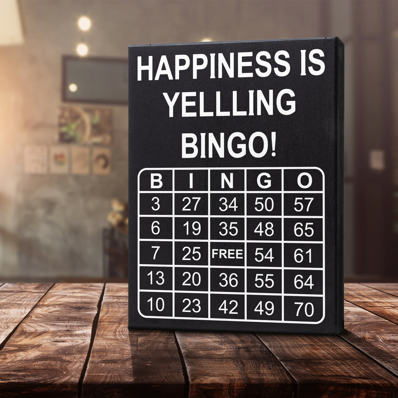 JennyGems Bingo Lover Gifts, Bingo Queen Plaque, Bingo Game Night Sign