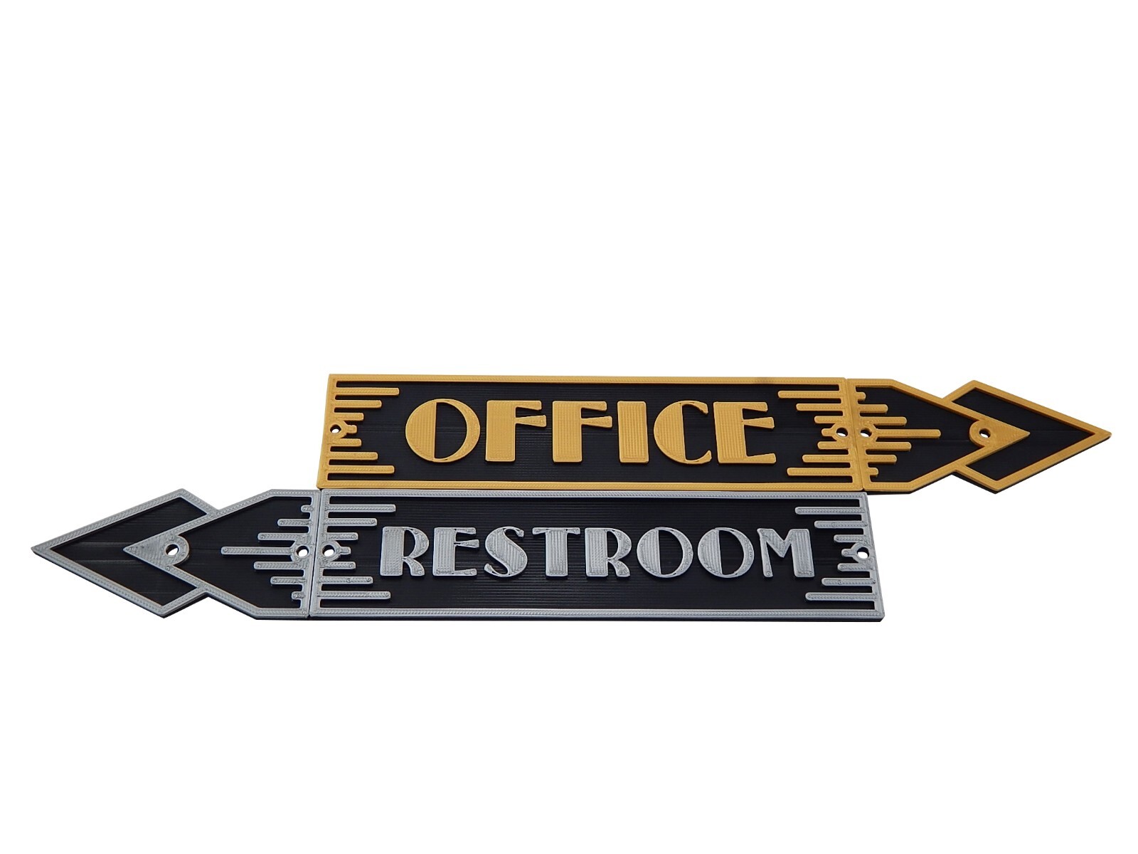 Plastic Please Ring The Bell Art Deco Style Sign Office Home Décor Wall Plaque