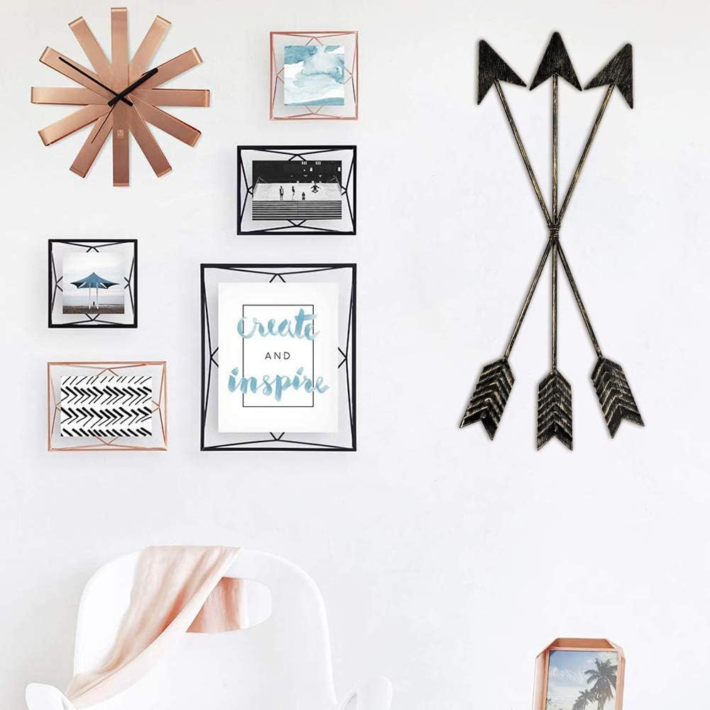 Metal Arrow Wall Decor, Distressed Native American Decor, Wall Hanging Decorativ