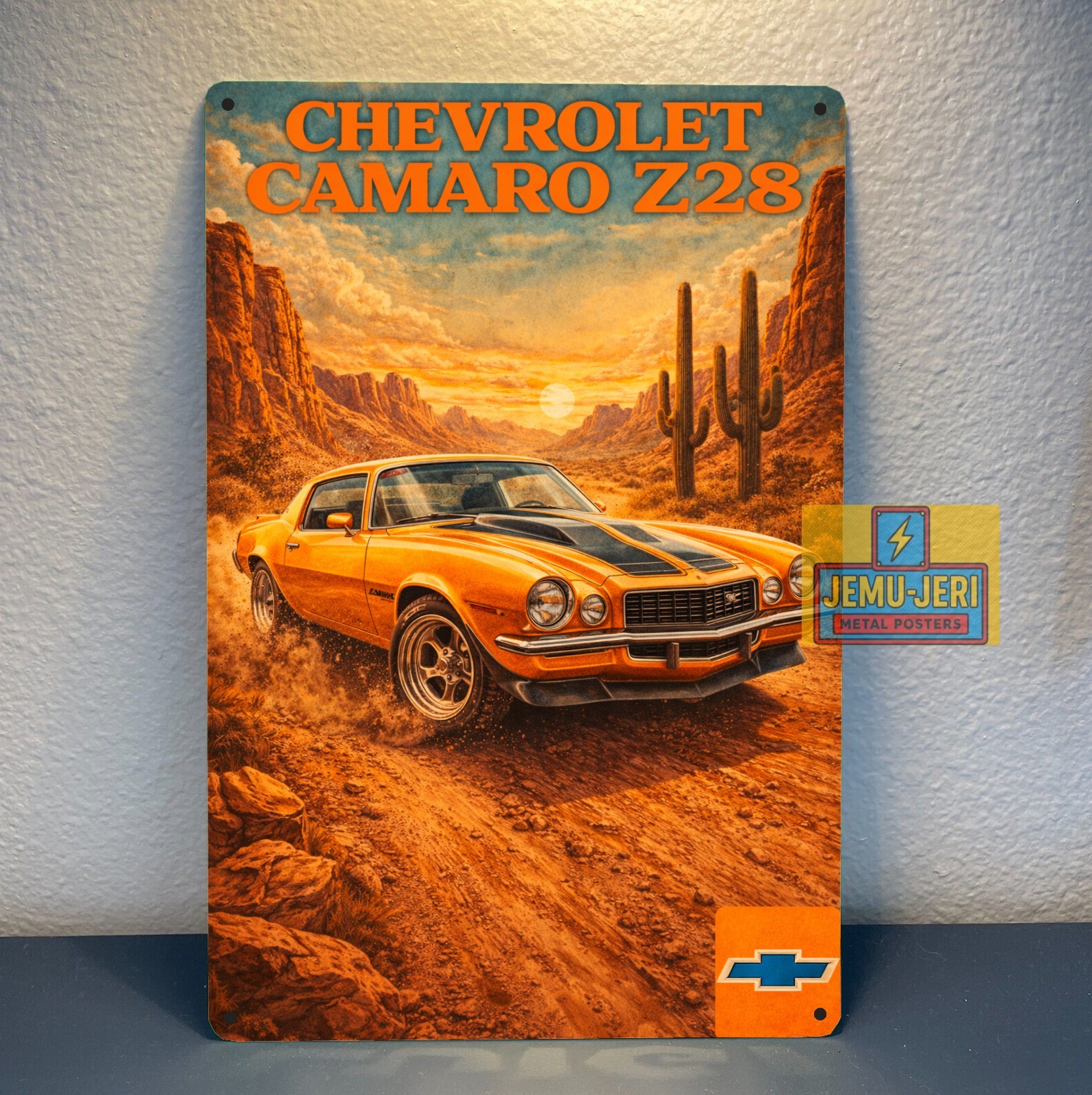 Chevrolet Camaro Z28 Car Metal Poster – Tin Sign – Size:20x30cm