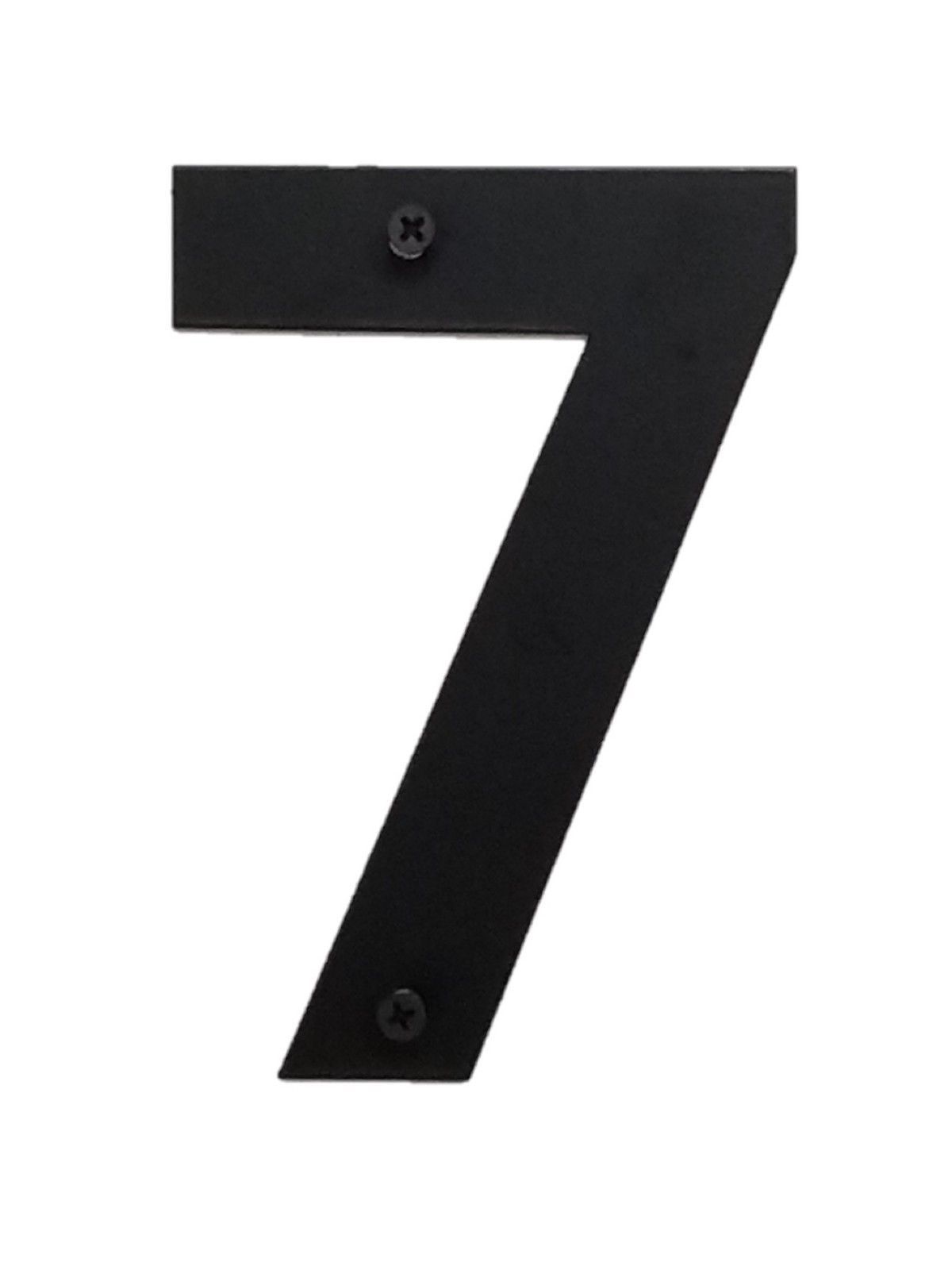 4 Pack 6 Inch Numbers Black Metal Home Business House Street Address Commercial