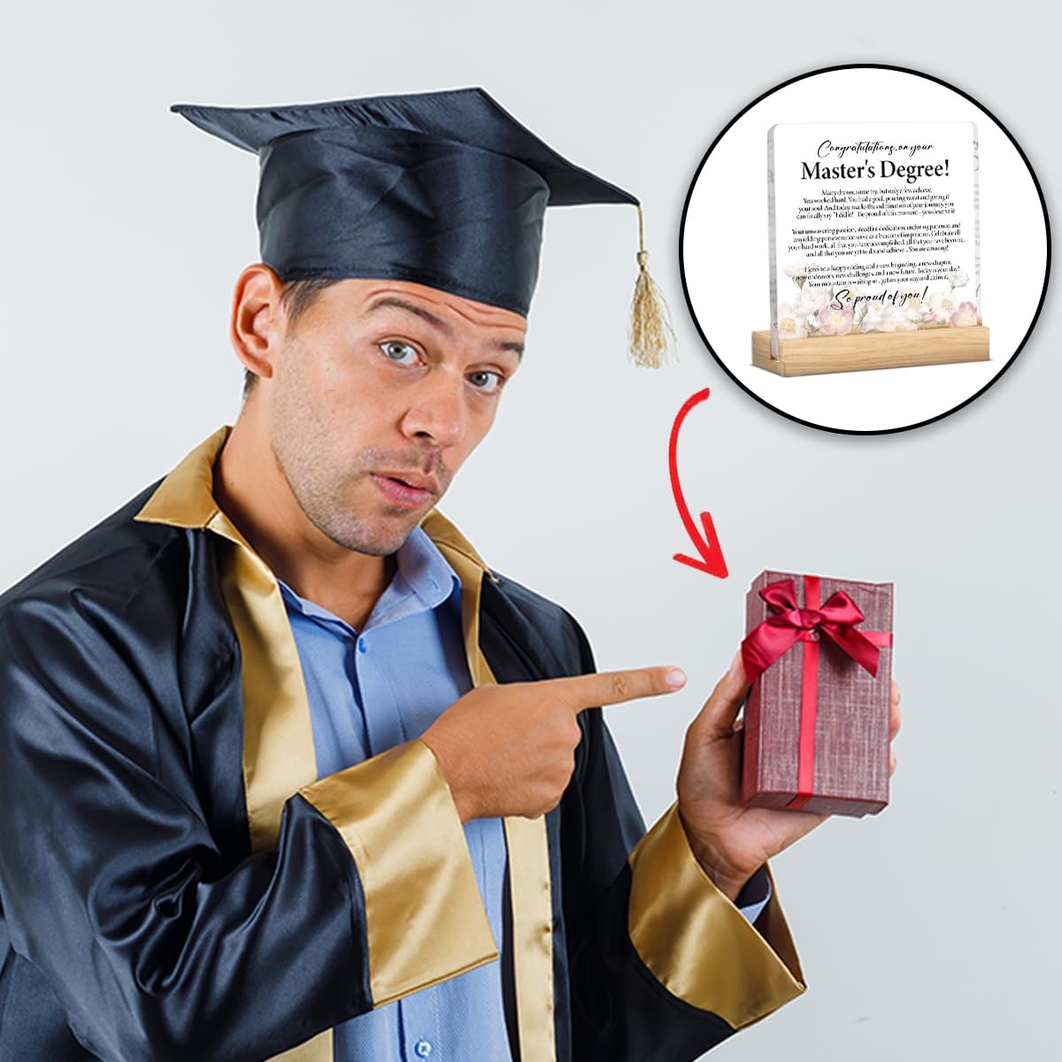 Masters Degree Graduation Gifts for Her Him Women Men Congrats Grad Sign for …