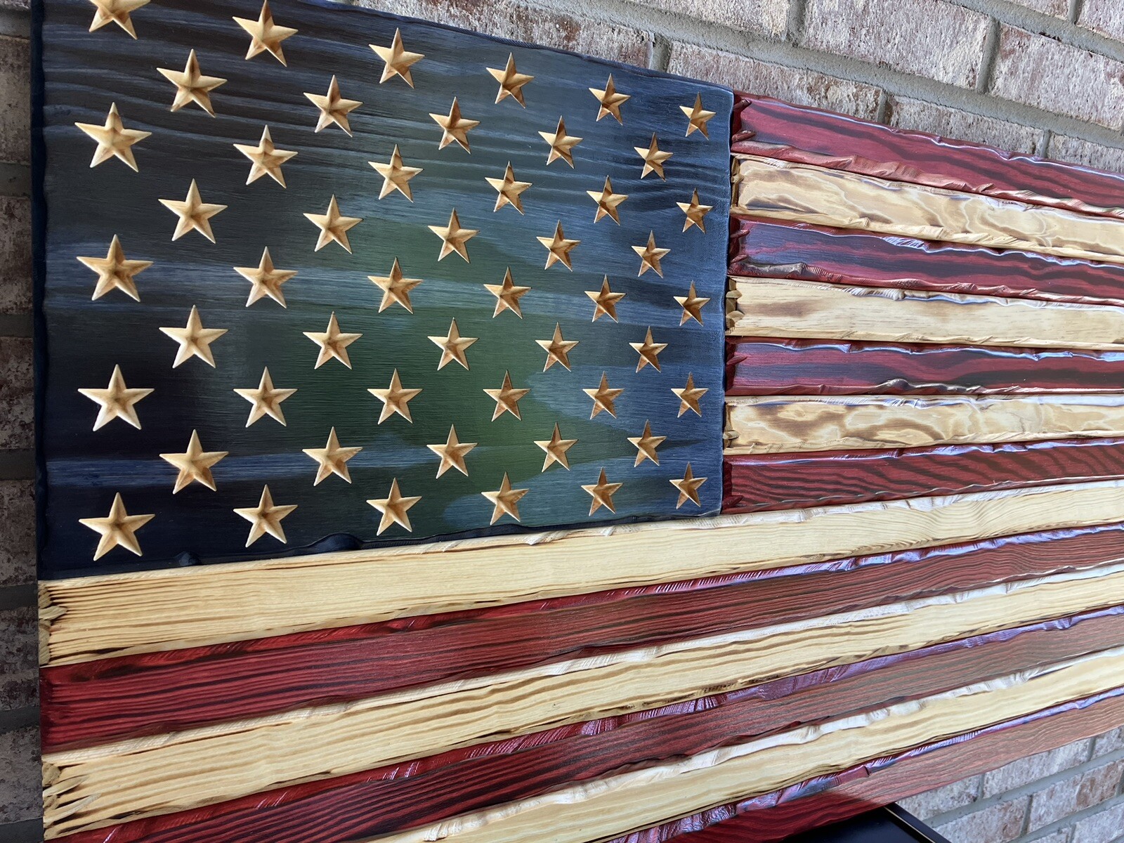 Distressed American Flag, Rustic American Flag, Betsy Ross, Wooden Flag