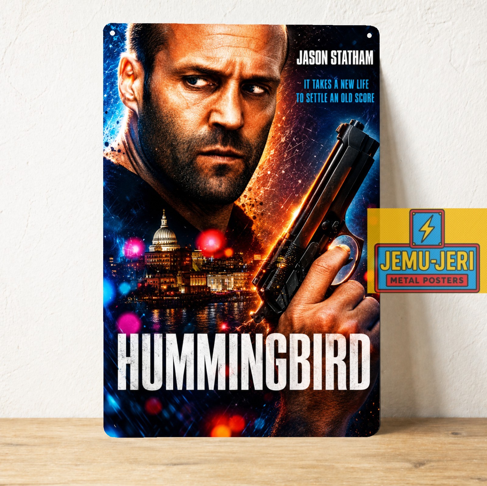 Hummingbird Jason Statham Movie Metal Poster -Tin Sign- Size 8*12inch
