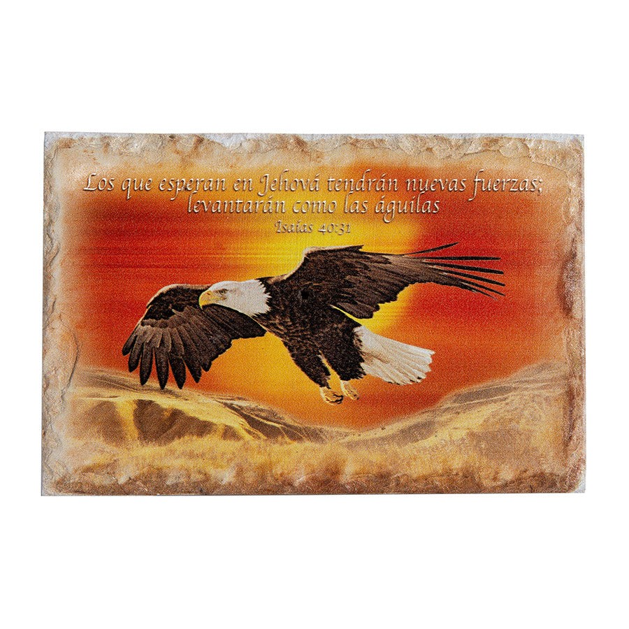 Holy Land Gifts En Alas de Águilas (On Eagles’ Wings Stone Plaque) | Decorative