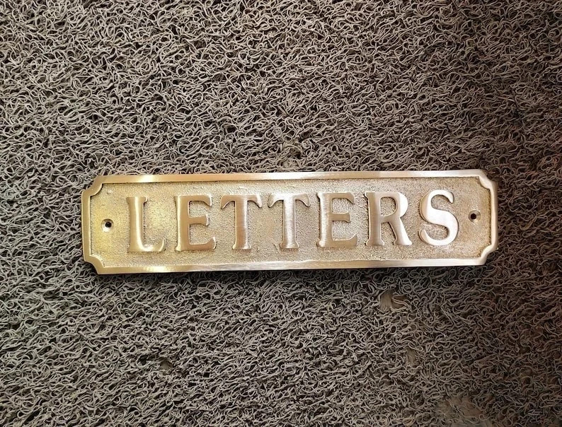 Cast Brass custom door signs & plaques – Custom language plaques – Custom name s