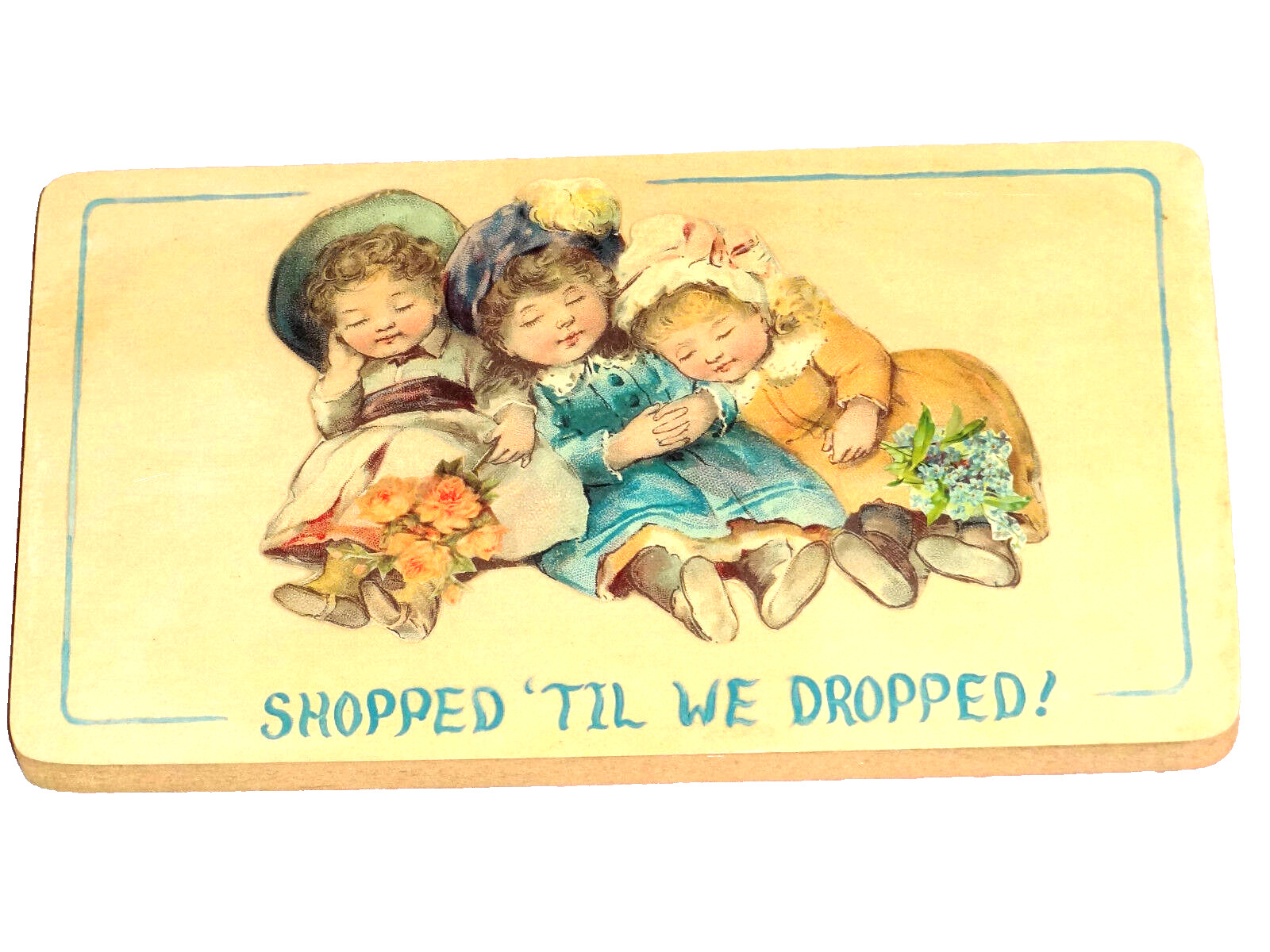 “Marriage. . . interrupted ,,” and “Shopped til we dropped…” (pntry)
