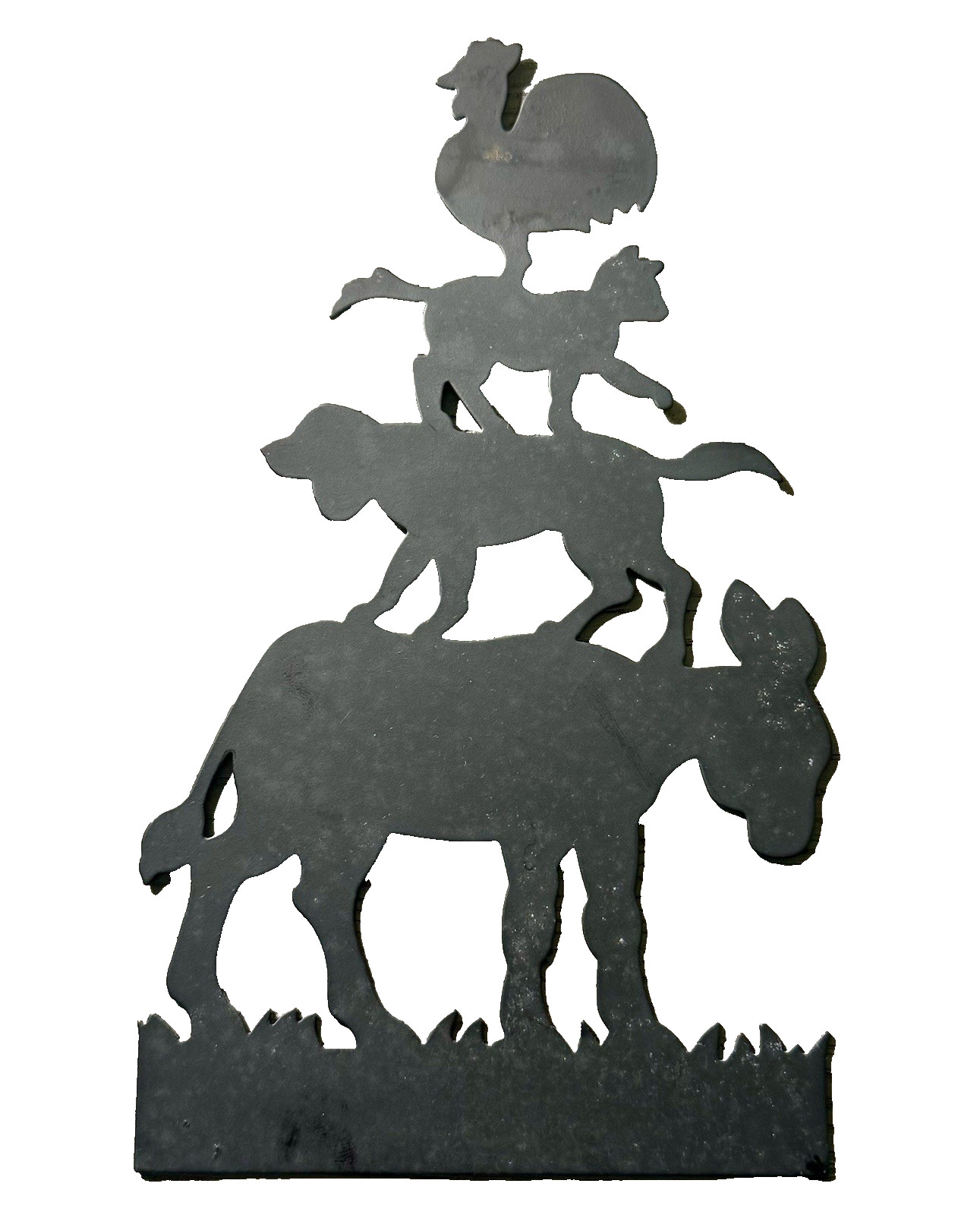 Current, Inc. Farm Animal Stack Metal Silhouette Wall Sign Plaque Decor Country