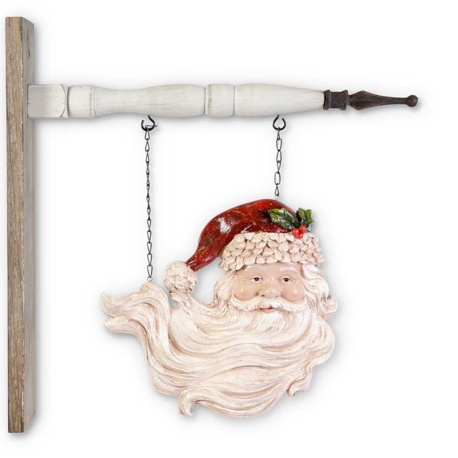 Santa Head Arrow Replacement Sign by K&K Interiors
