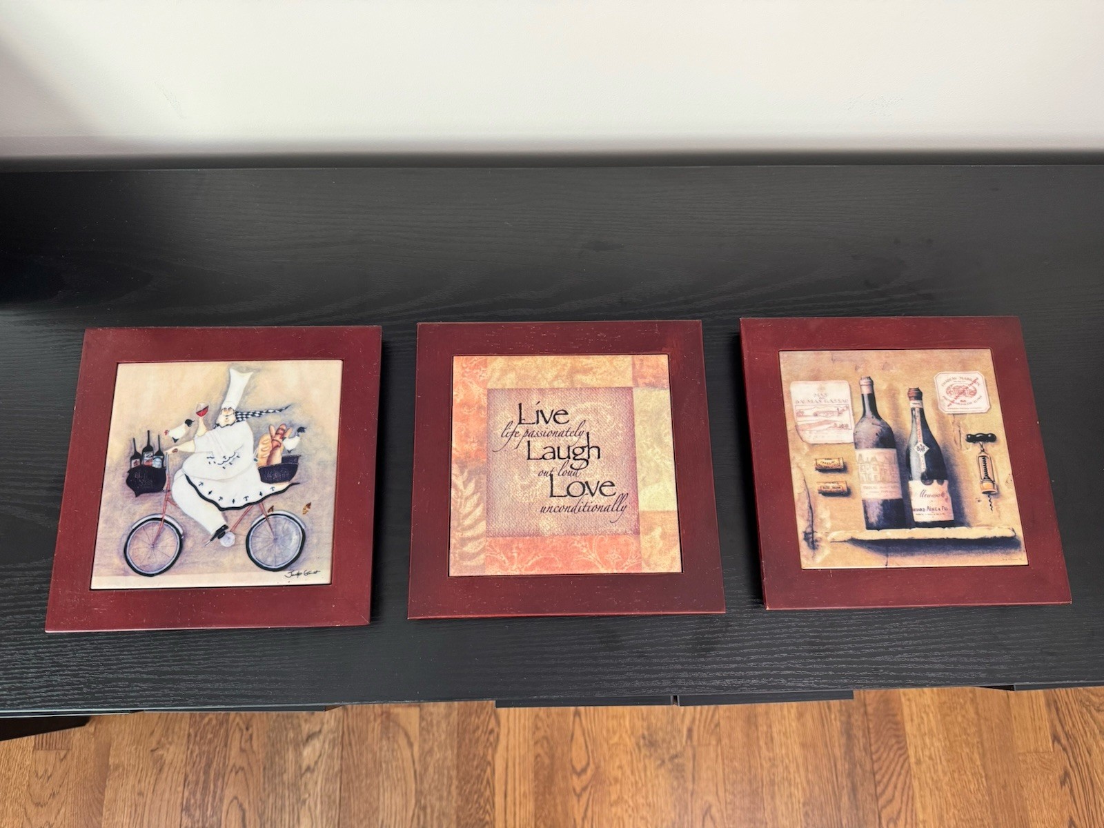 Live Laugh Love Kitchen Decor Squares 8×8