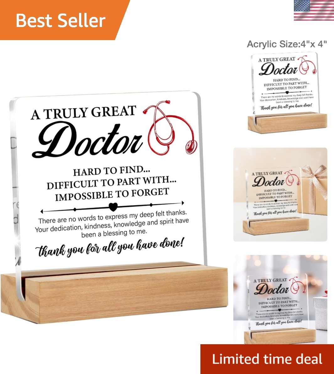 Thank You Doctor Gifts for Women Men, Appreciation Gifts for Doctors, a Truly Gr