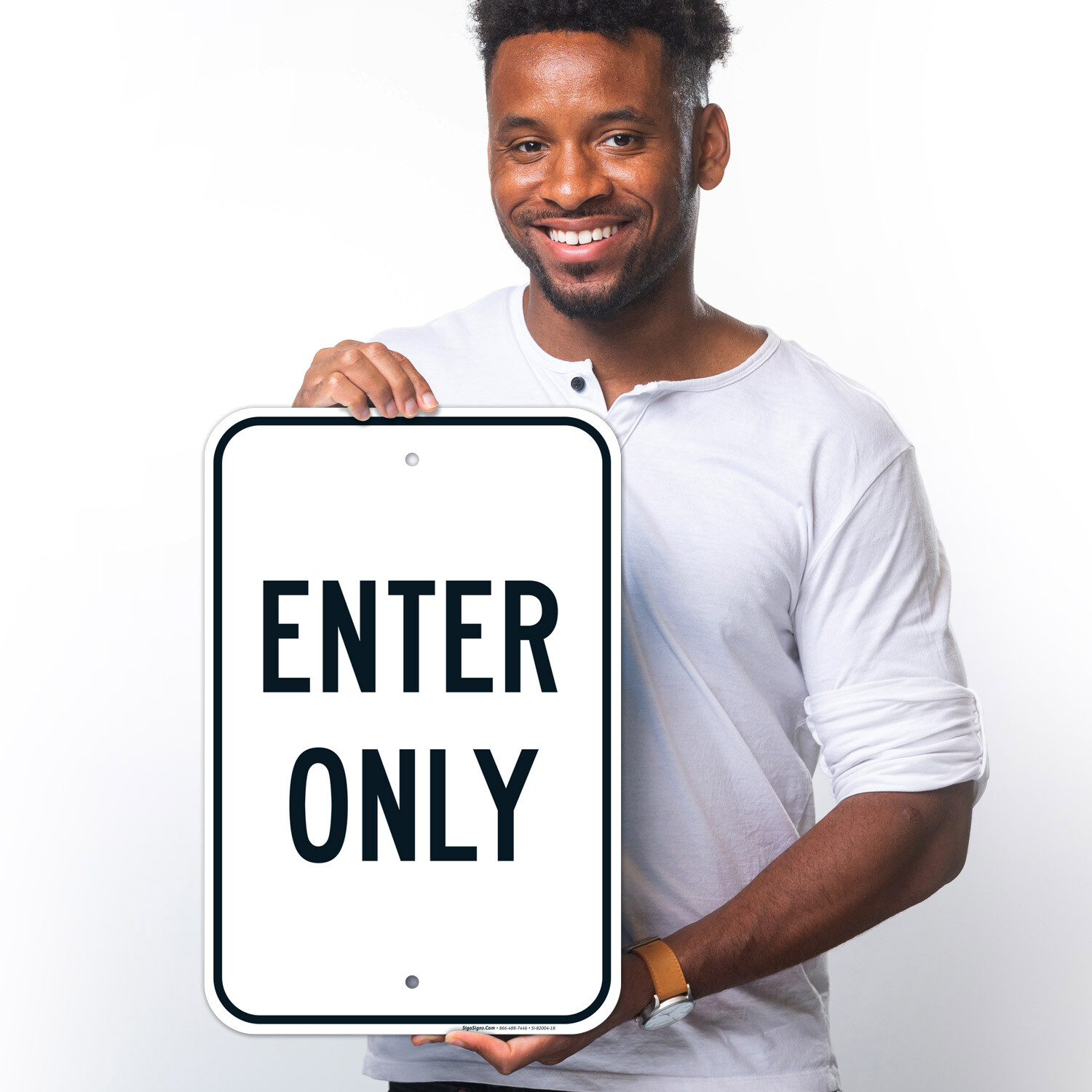 Enter Only Sign,