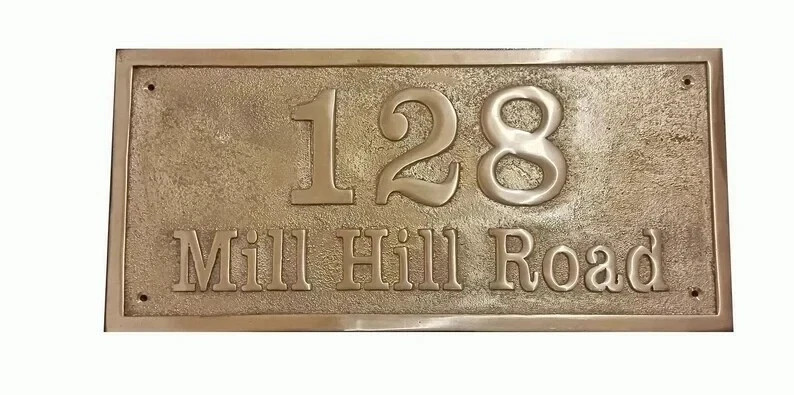 Personalized Brass Plaque – Ideal for Recognition Plaques, Name Plates, and sign