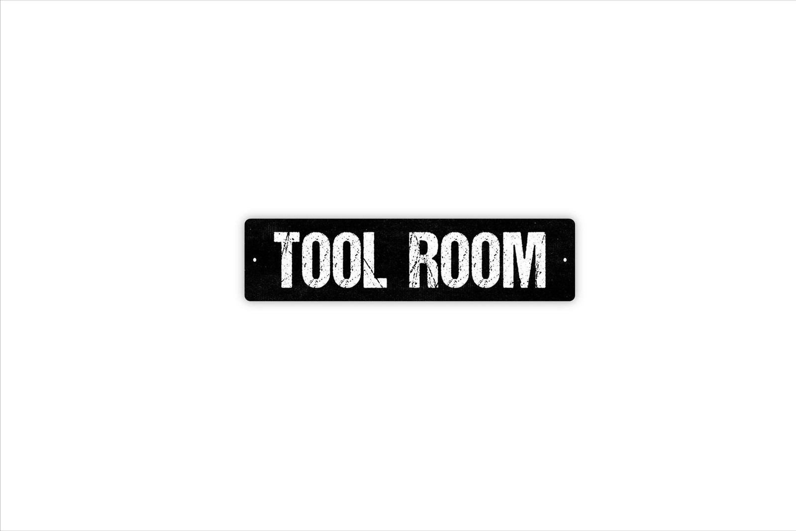 Tool Room Sign | Metal Workshop Wall Decor for Garage Shop Storage | Industrial