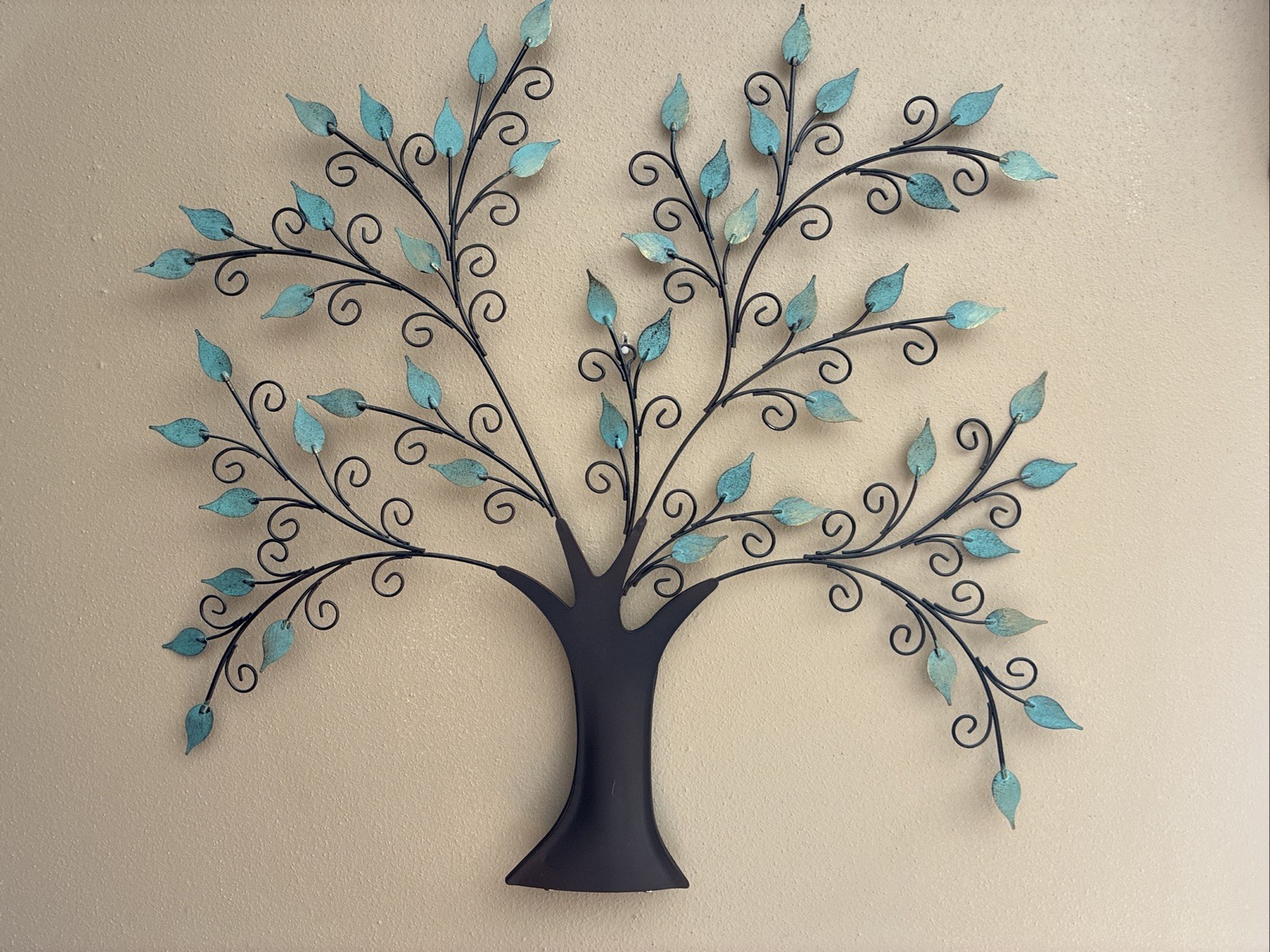 Tree Of Life Wall Decor Large Metal 21-1/2 X 22 No Base.