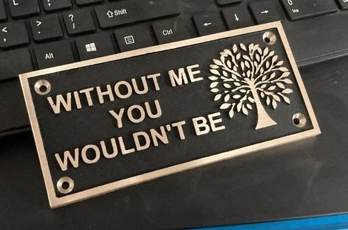 Ideal for Recognition Plaques Personalized Brass Plaque Name Plates, and sign